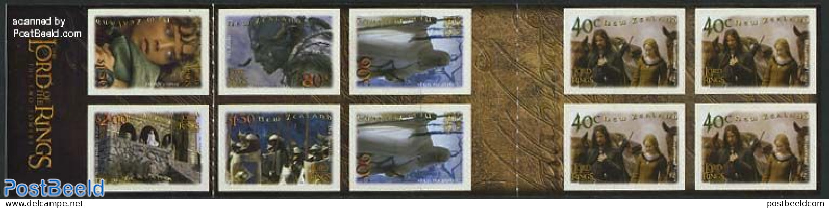 New Zealand 2002 Tolkien Booklet S-a, Mint NH, Performance Art - Film - Movie Stars - Stamp Booklets - Art - Science F.. - Unused Stamps