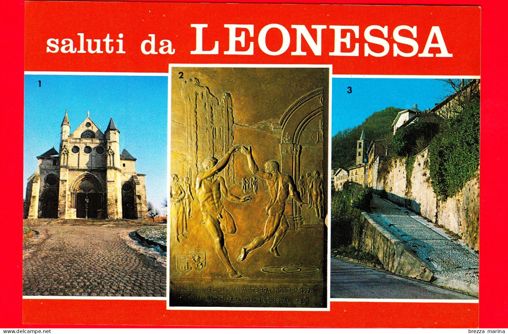 ITALIA - LAZIO - Cartolina Viaggiata Del 1986 - Leonessa (Rieti) - Gonesse (Francia) - Gemellaggio - Autres & Non Classés