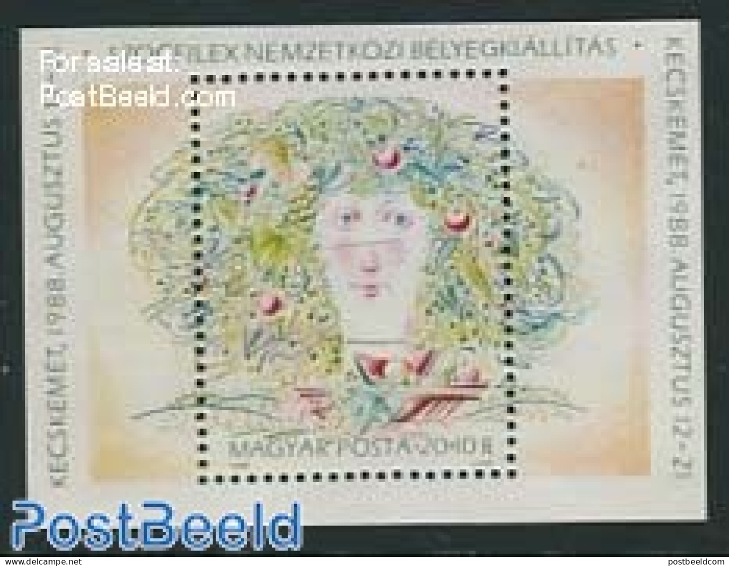Hungary 1988 Sozphilex S/s (without Control Number), Mint NH, Philately - Unused Stamps