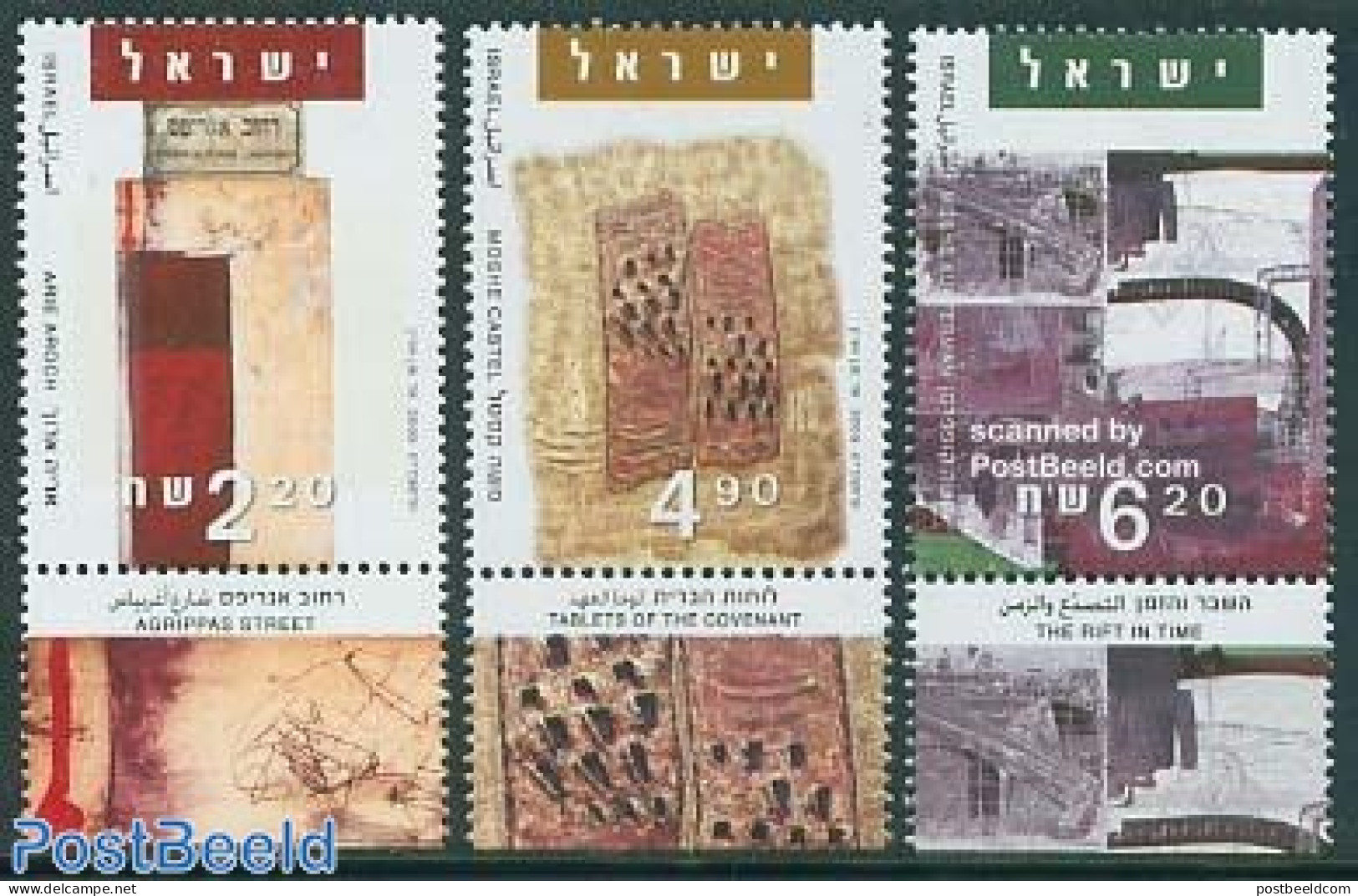 Israel 2005 Art 3v, Mint NH, Art - Modern Art (1850-present) - Unused Stamps (with Tabs)