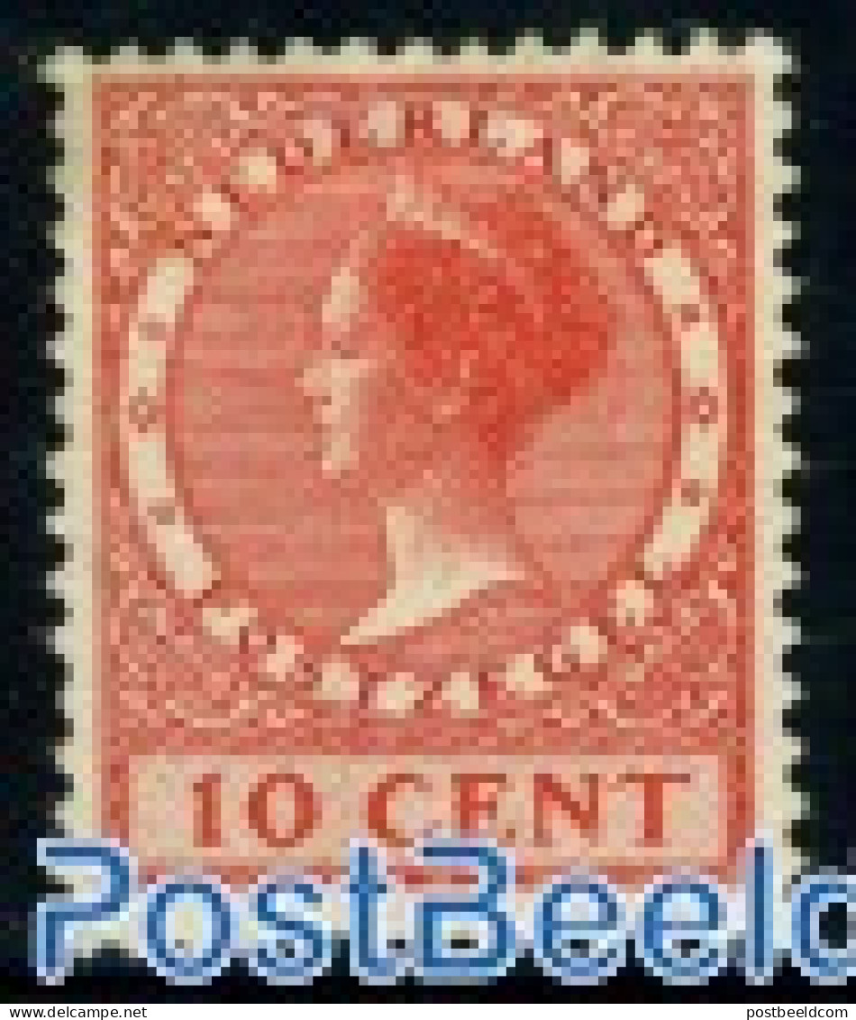 Netherlands 1924 10c, Without WM, Stamp Out Of Set, Mint NH - Neufs