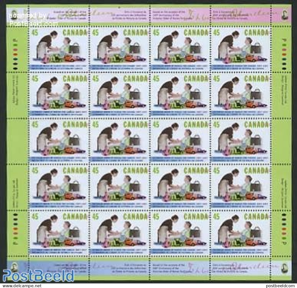 Canada 1987 Victorian Nurses, Sheet, Mint NH, Health - Sport - Transport - Health - Cycling - Automobiles - Unused Stamps