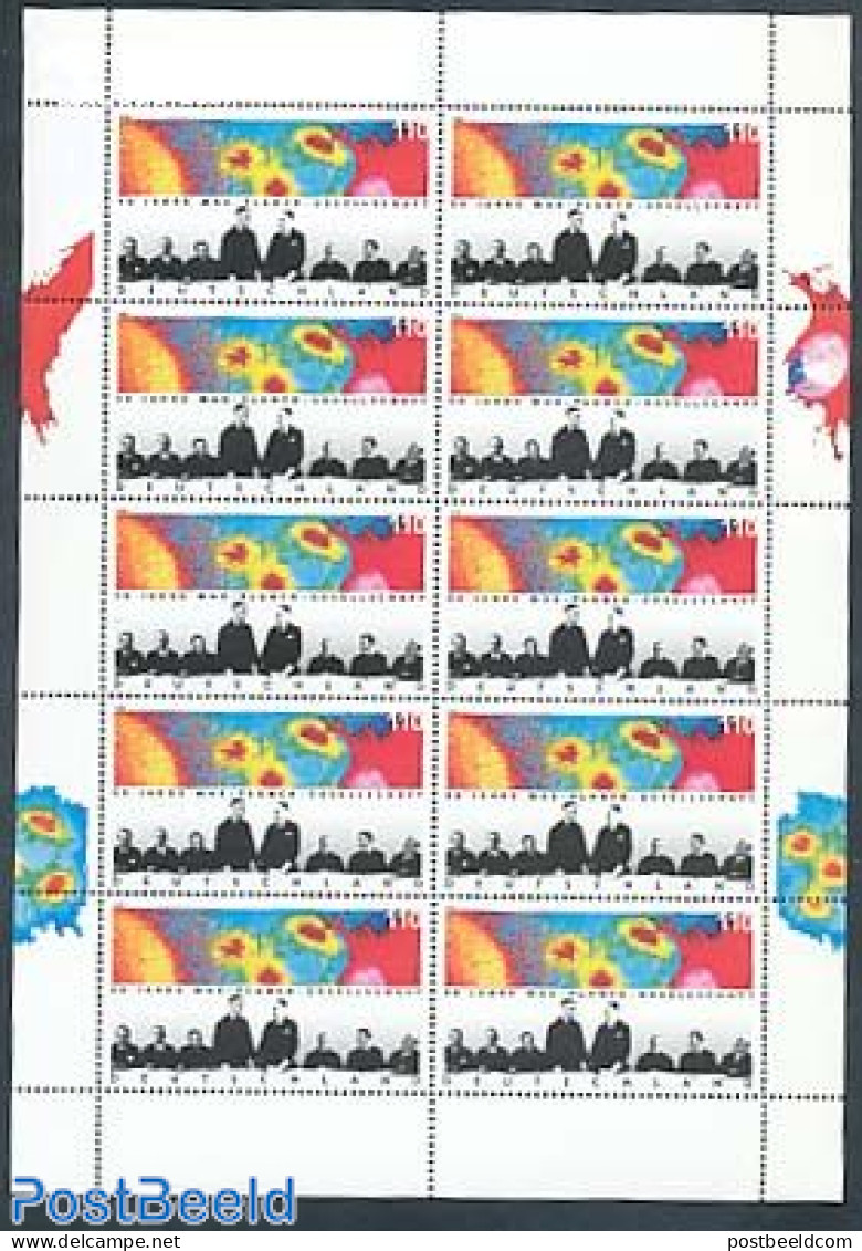 Germany, Federal Republic 1998 Max Planck Association M/s, Mint NH, Science - Atom Use & Models - Physicians - Unused Stamps