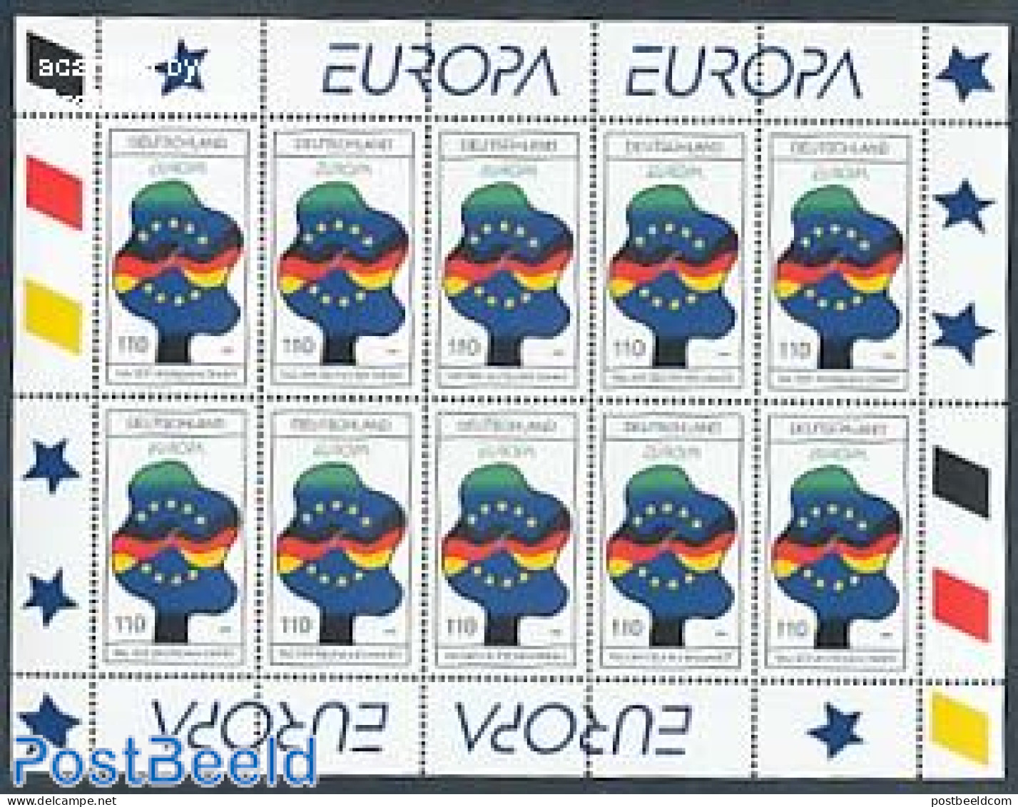 Germany, Federal Republic 1998 Europa M/s, Mint NH, History - Europa (cept) - Europa Hang-on Issues - Unused Stamps