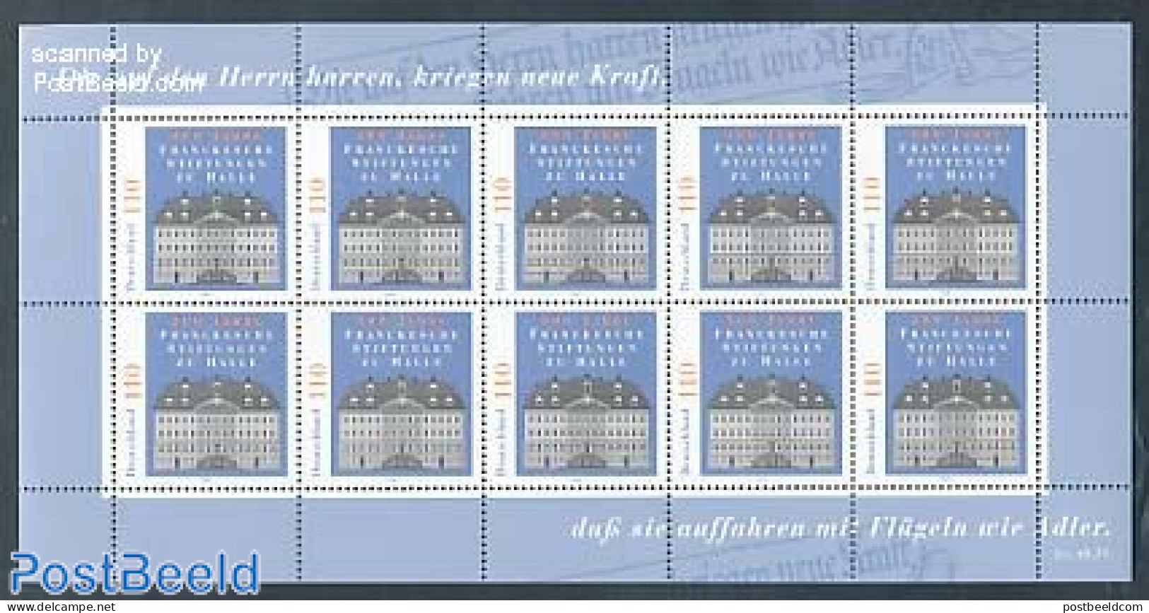 Germany, Federal Republic 1998 Halle M/s, Mint NH, Art - Architecture - Ongebruikt