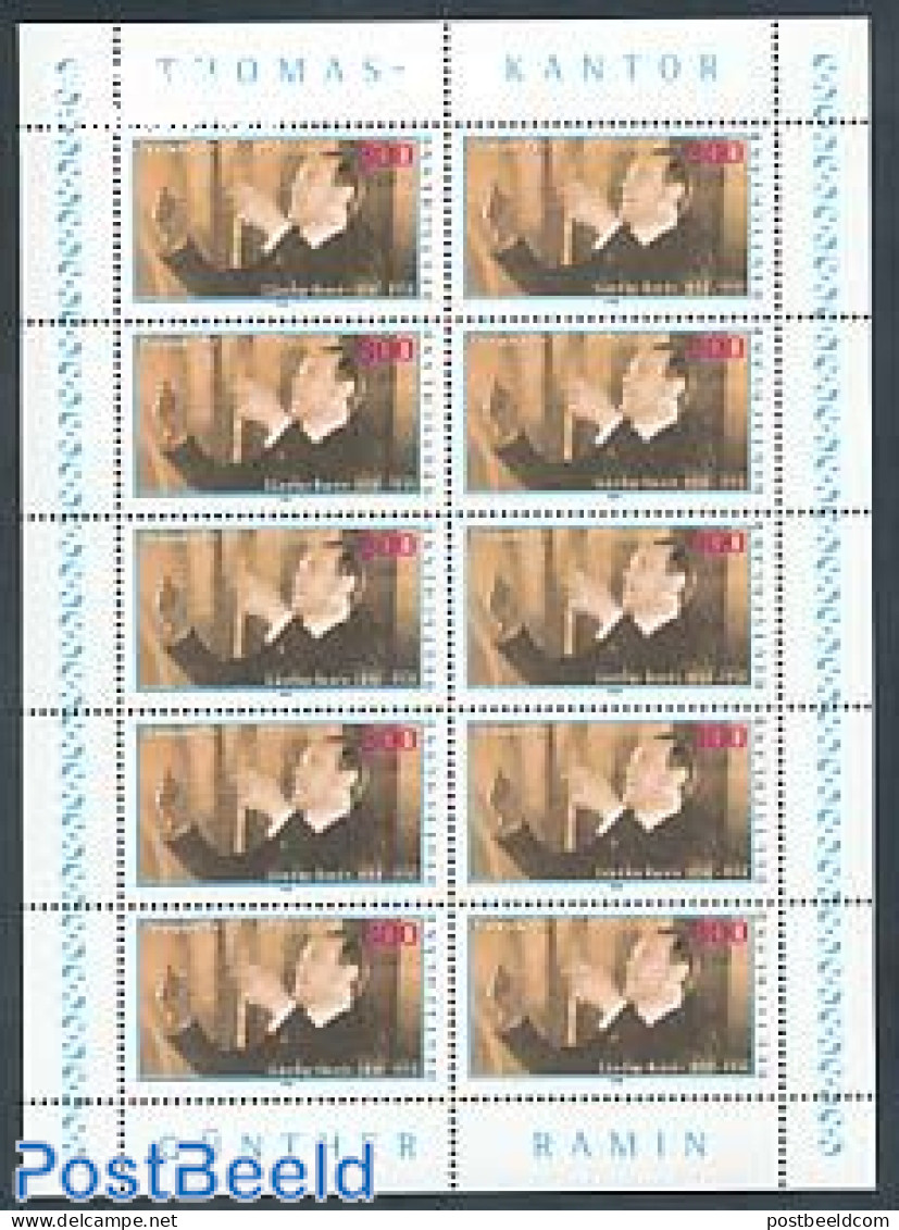 Germany, Federal Republic 1998 Guenther Ramin M/s, Mint NH, Performance Art - Music - Unused Stamps