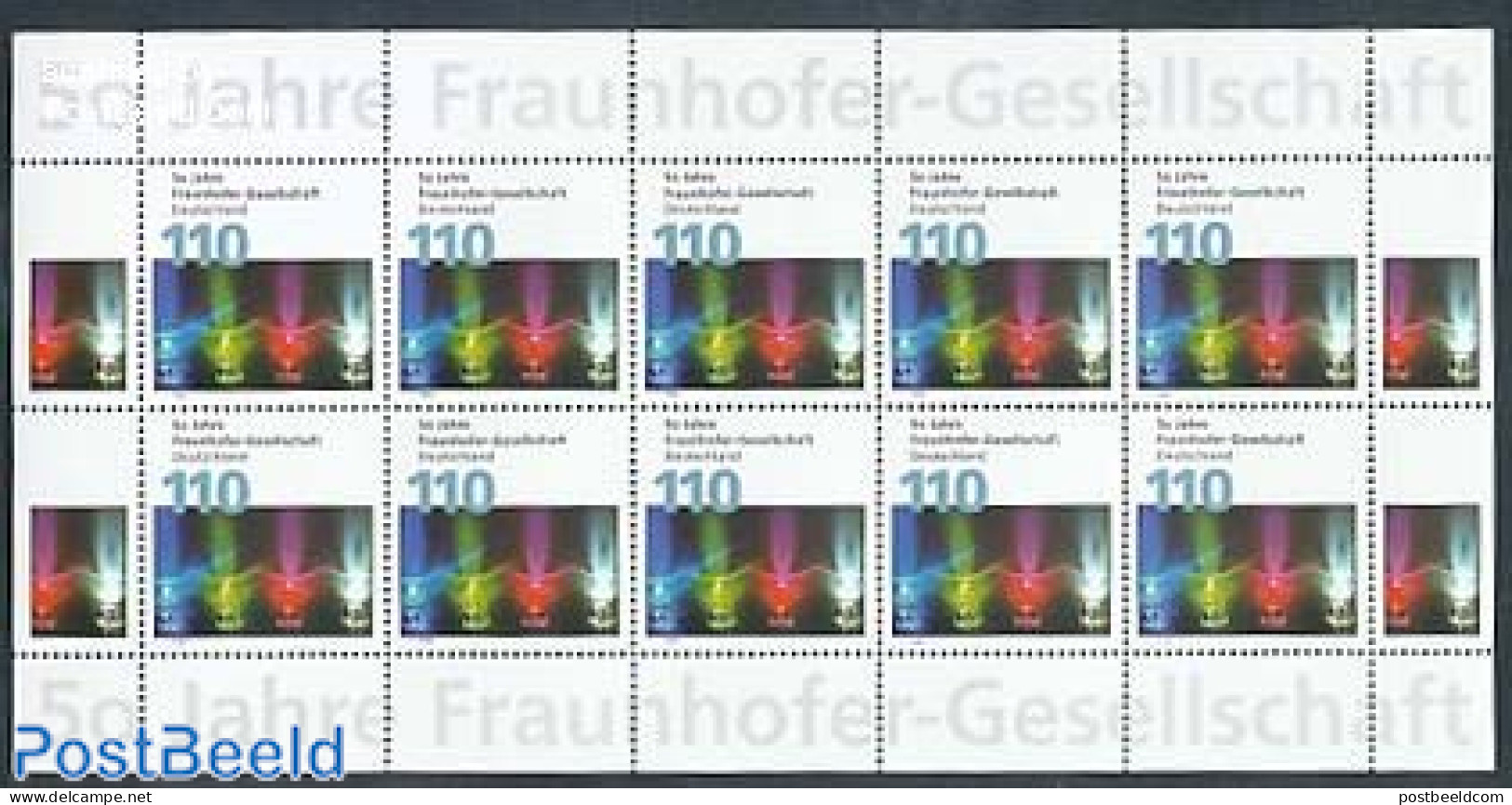 Germany, Federal Republic 1999 Fraunhofer Association M/s, Mint NH - Unused Stamps