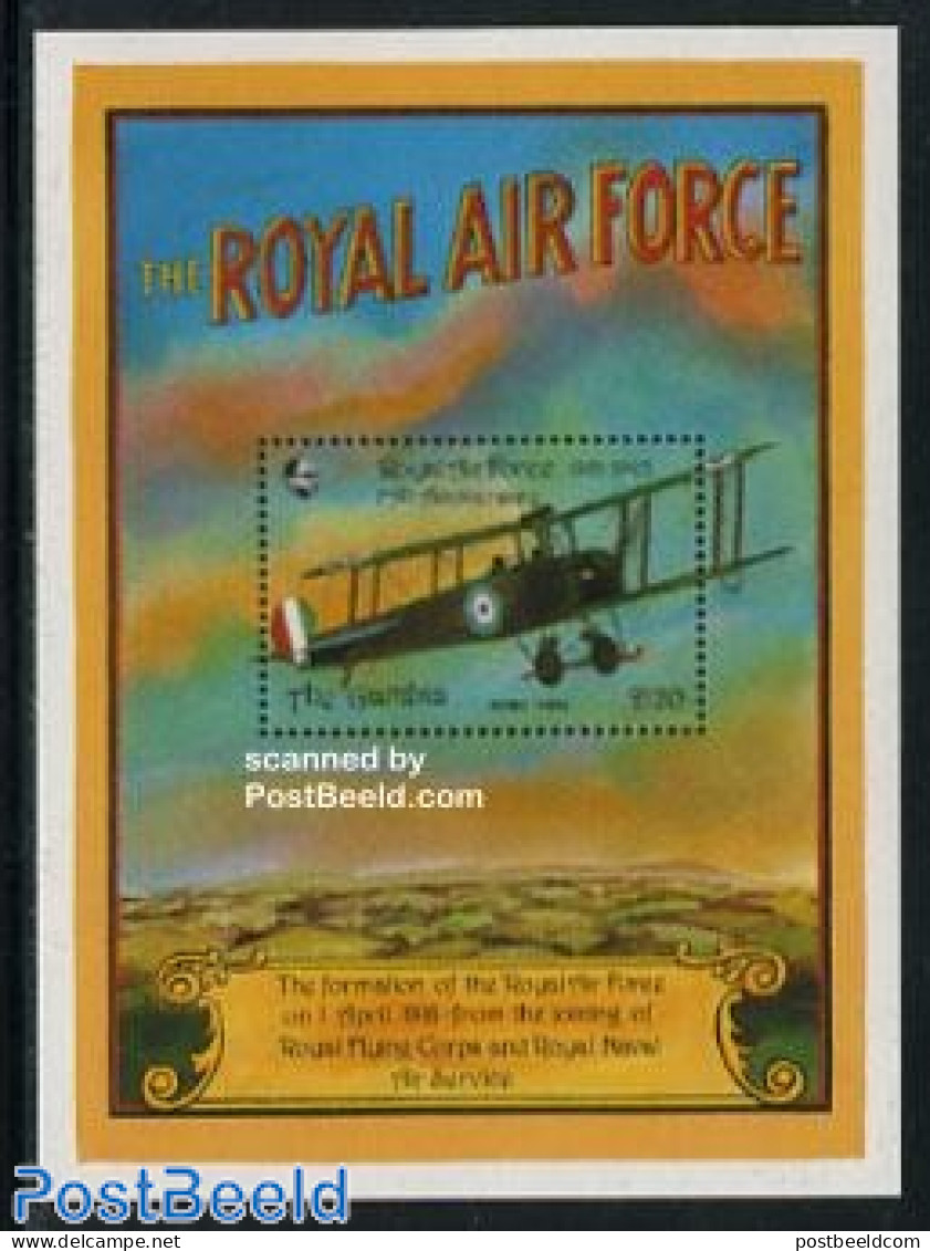 Gambia 1993 Avro 504K S/s, Mint NH, Transport - Aircraft & Aviation - Airplanes