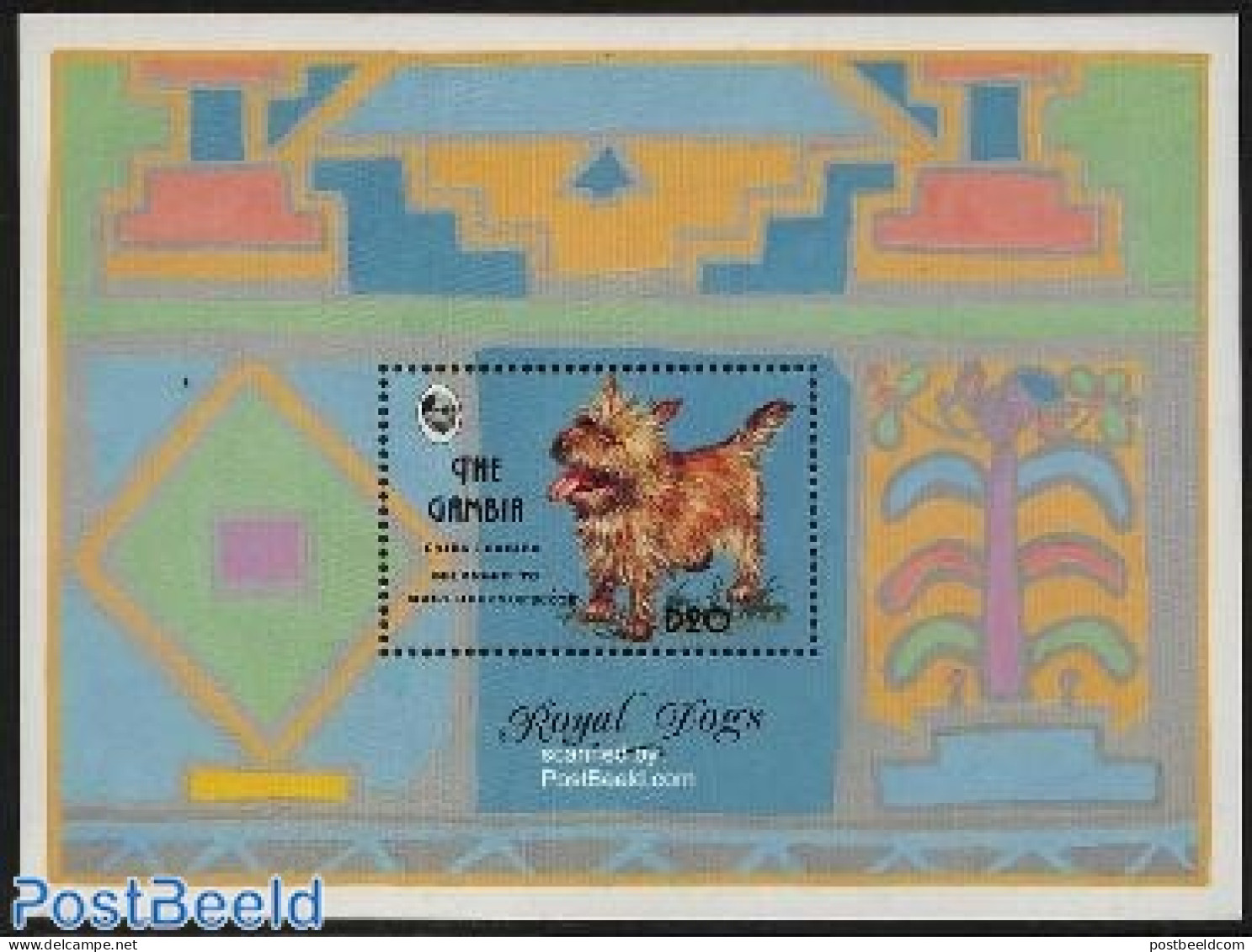 Gambia 1993 Cairn Terrier S/s, Mint NH, Nature - Dogs - Gambia (...-1964)