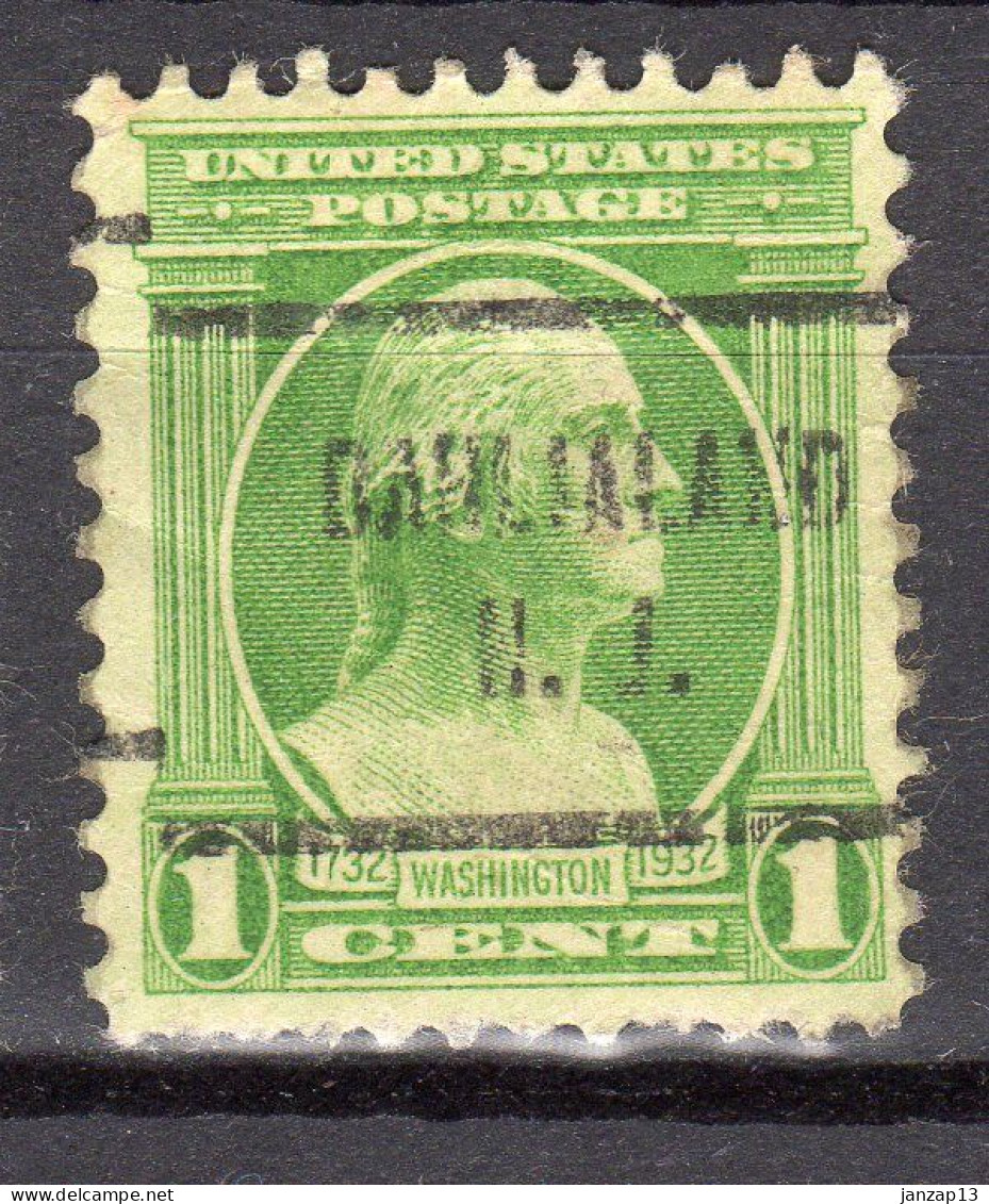 MM-749; USA Precancel/Vorausentwertung/Preo; DAHLIALAND (NJ), Type 713 - Préoblitérés