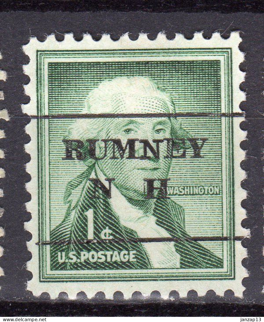 MM-732; USA Precancel/Vorausentwertung/Preo; RUMNEY (NH), Type L-1 TS - Préoblitérés