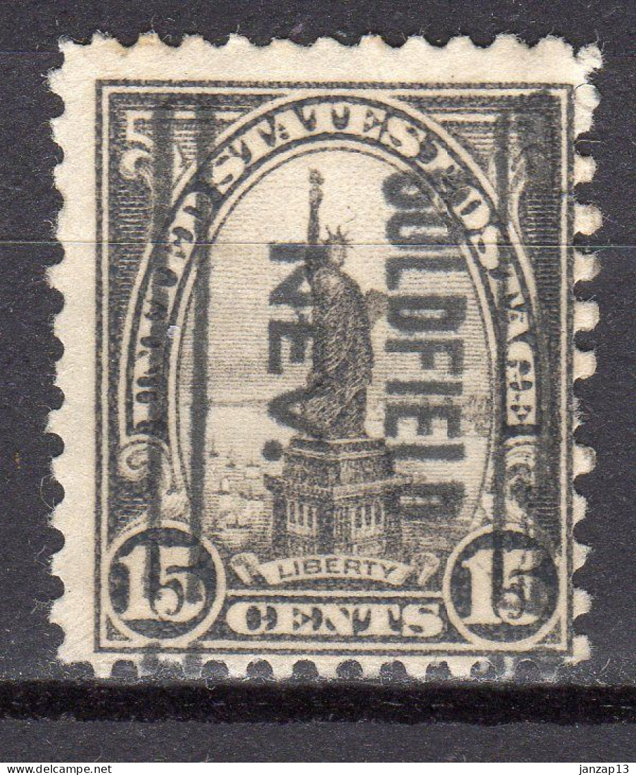 MM-722; USA Precancel/Vorausentwertung/Preo; GOLDFIELD (NV), Type 632 - Precancels