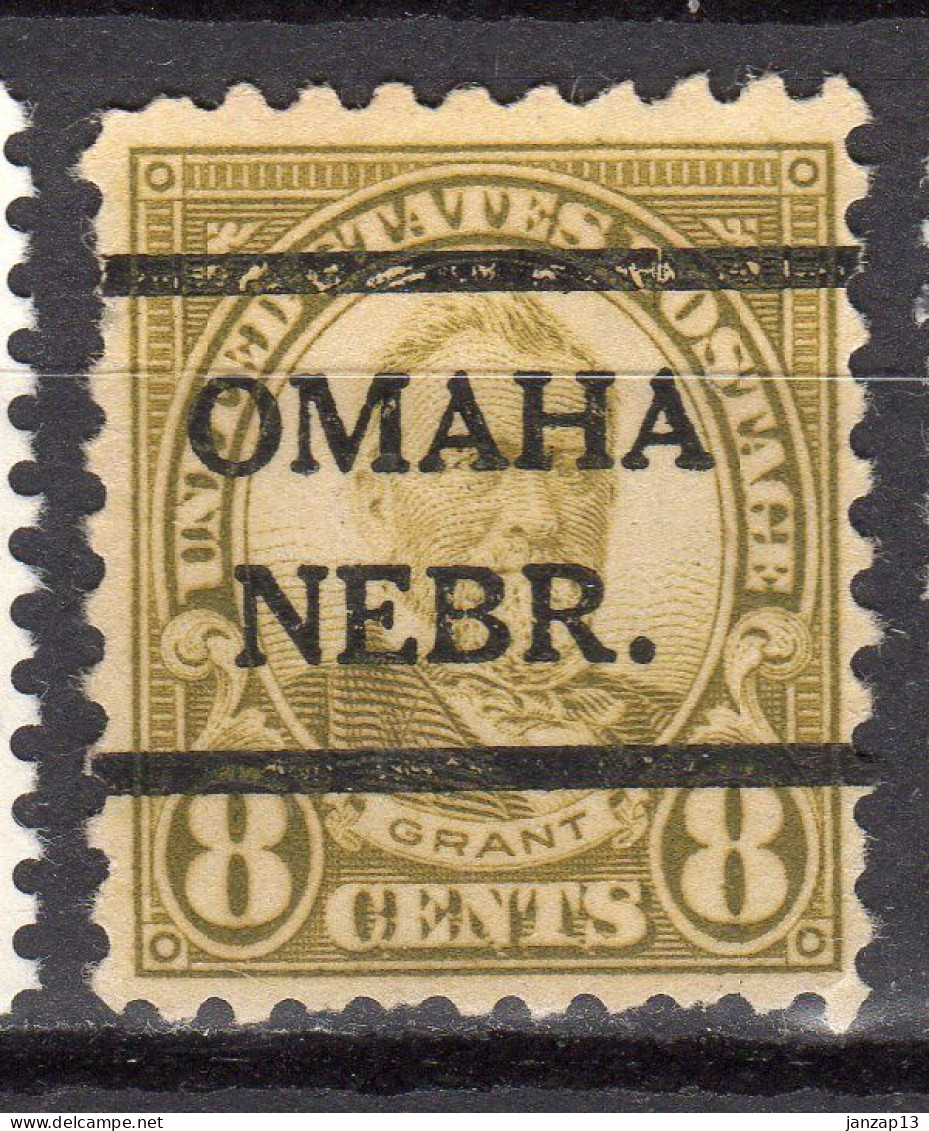 MM-711; USA Precancel/Vorausentwertung/Preo; OMAHA (NE), Type 589-41 - Precancels