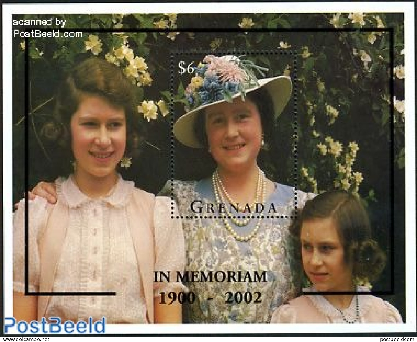 Grenada 2002 Death Of Queen Mother S/s, Mint NH, History - Other & Unclassified