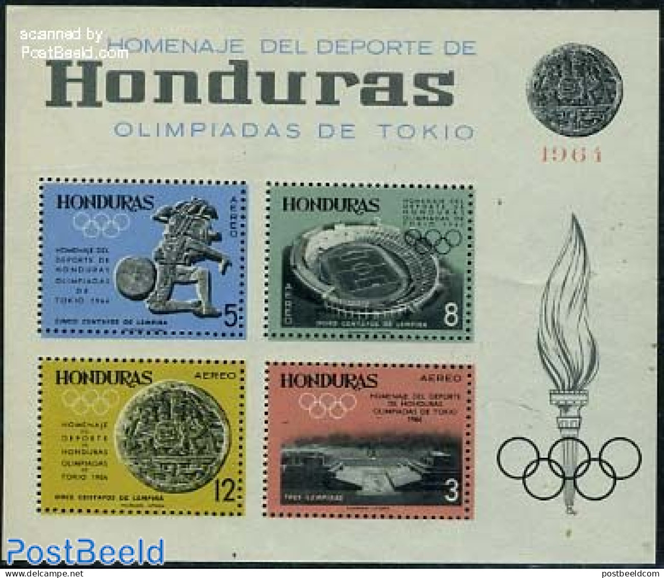 Honduras 1964 Olympic Games S/s, Mint NH, Sport - Olympic Games - Honduras