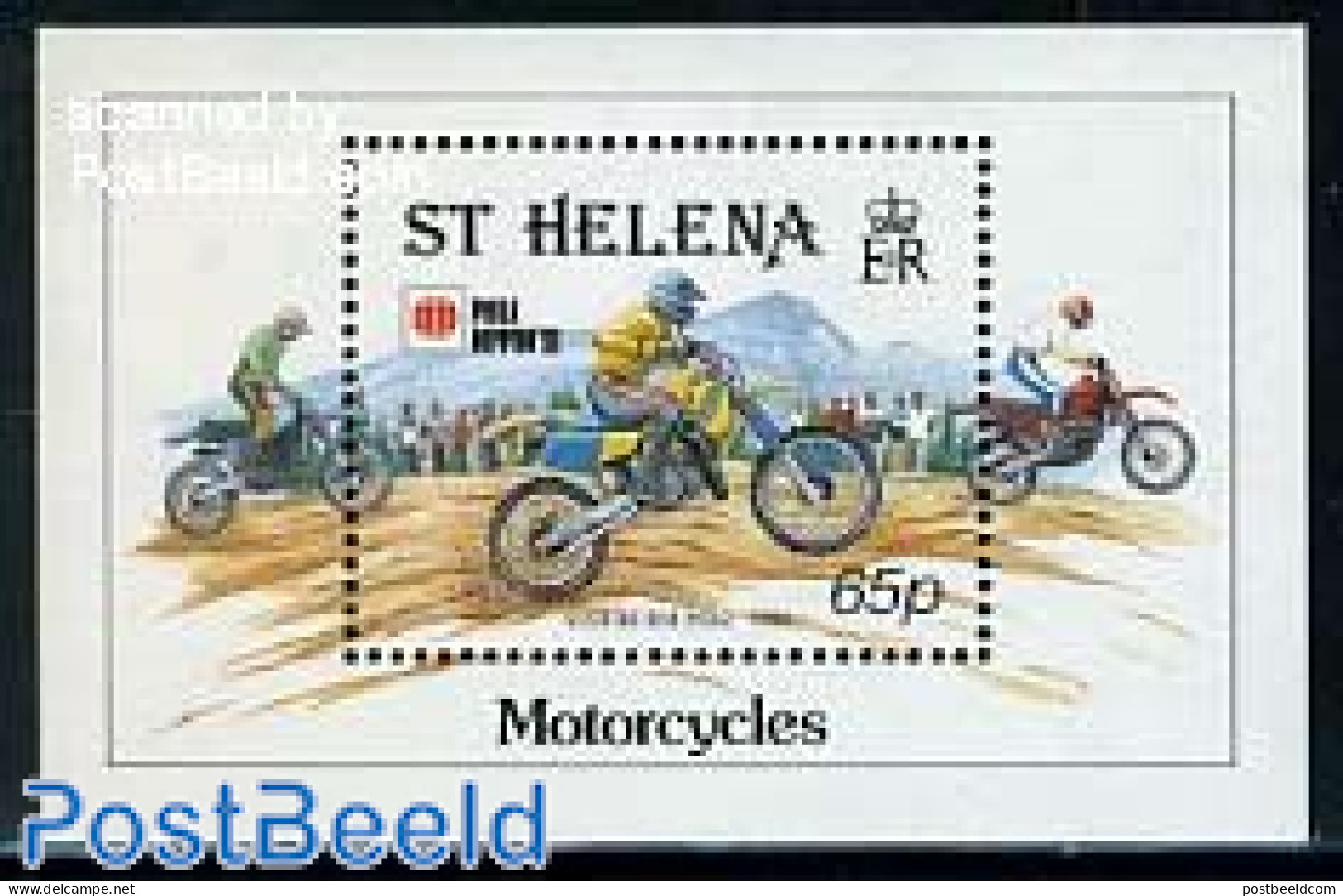 Saint Helena 1991 Philanippon, Motorcycles S/s, Mint NH, Transport - Motorcycles - Motorbikes