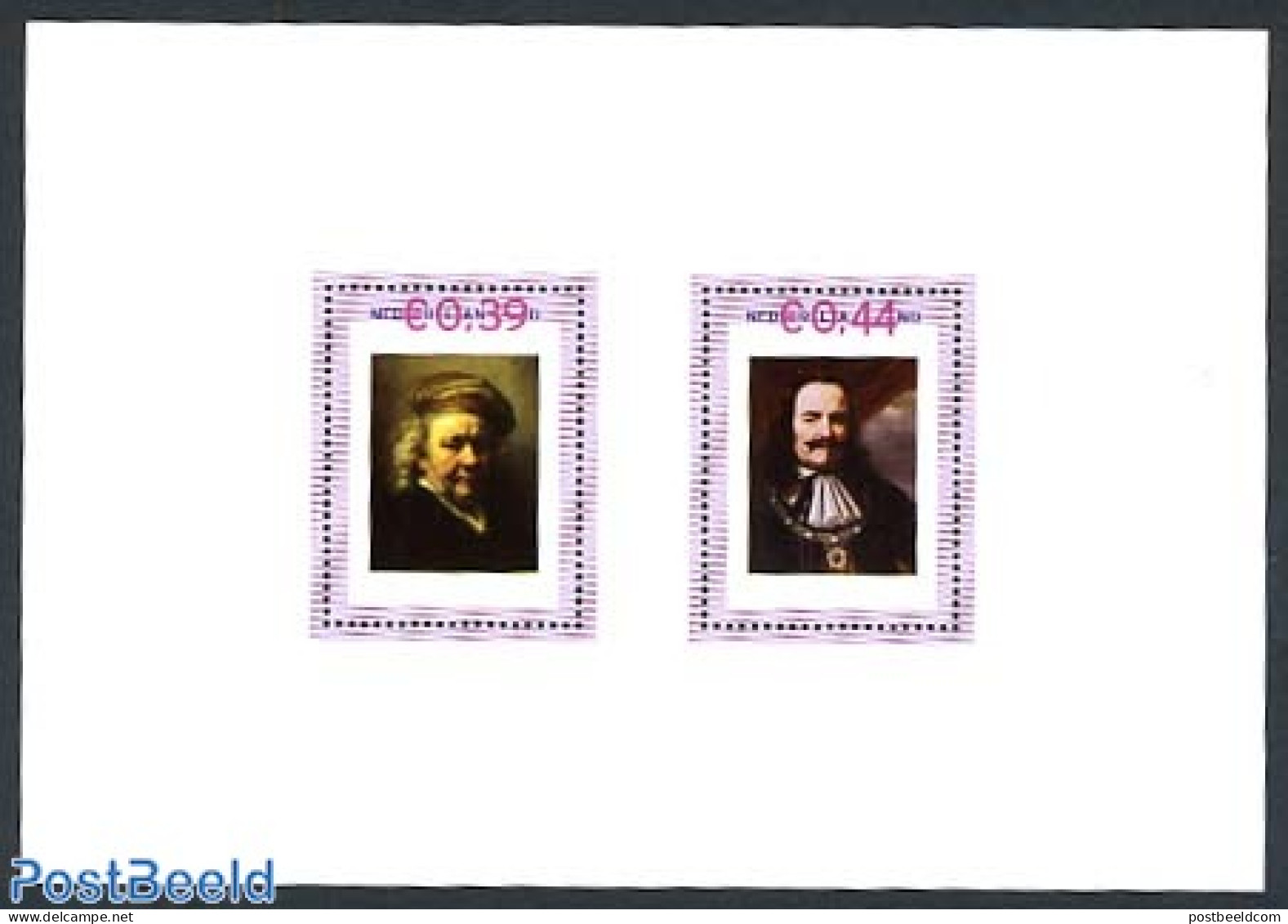 Netherlands - Personal Stamps TNT/PNL 2007 Rembrandt, Michiel De Ruijter S/s, Mint NH, Art - Rembrandt - Other & Unclassified