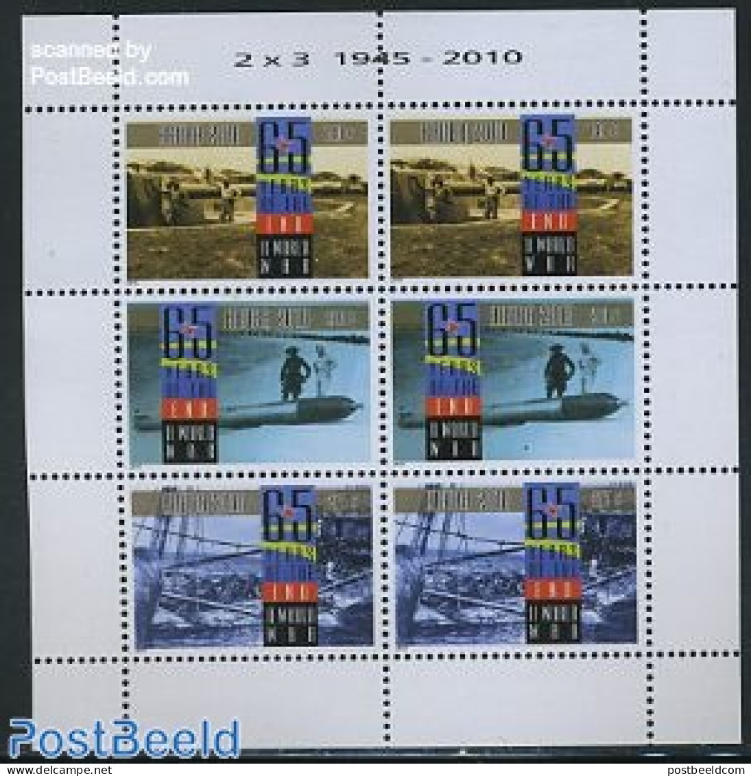 Aruba 2010 World War II M/s (with 2 Sets), Mint NH, History - Transport - World War II - Ships And Boats - WW2