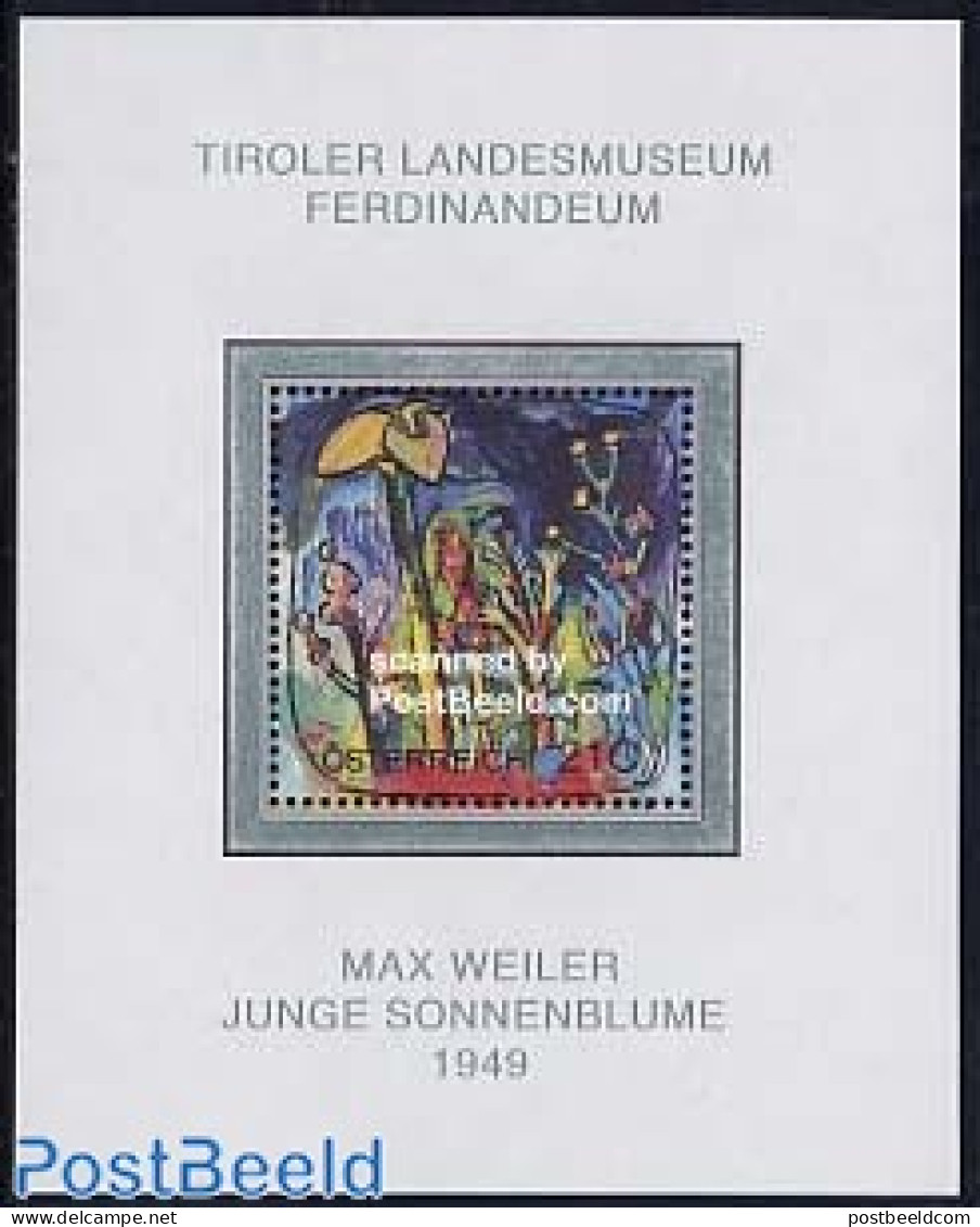 Austria 2004 Max Weiller S/s, Mint NH, Art - Modern Art (1850-present) - Unused Stamps