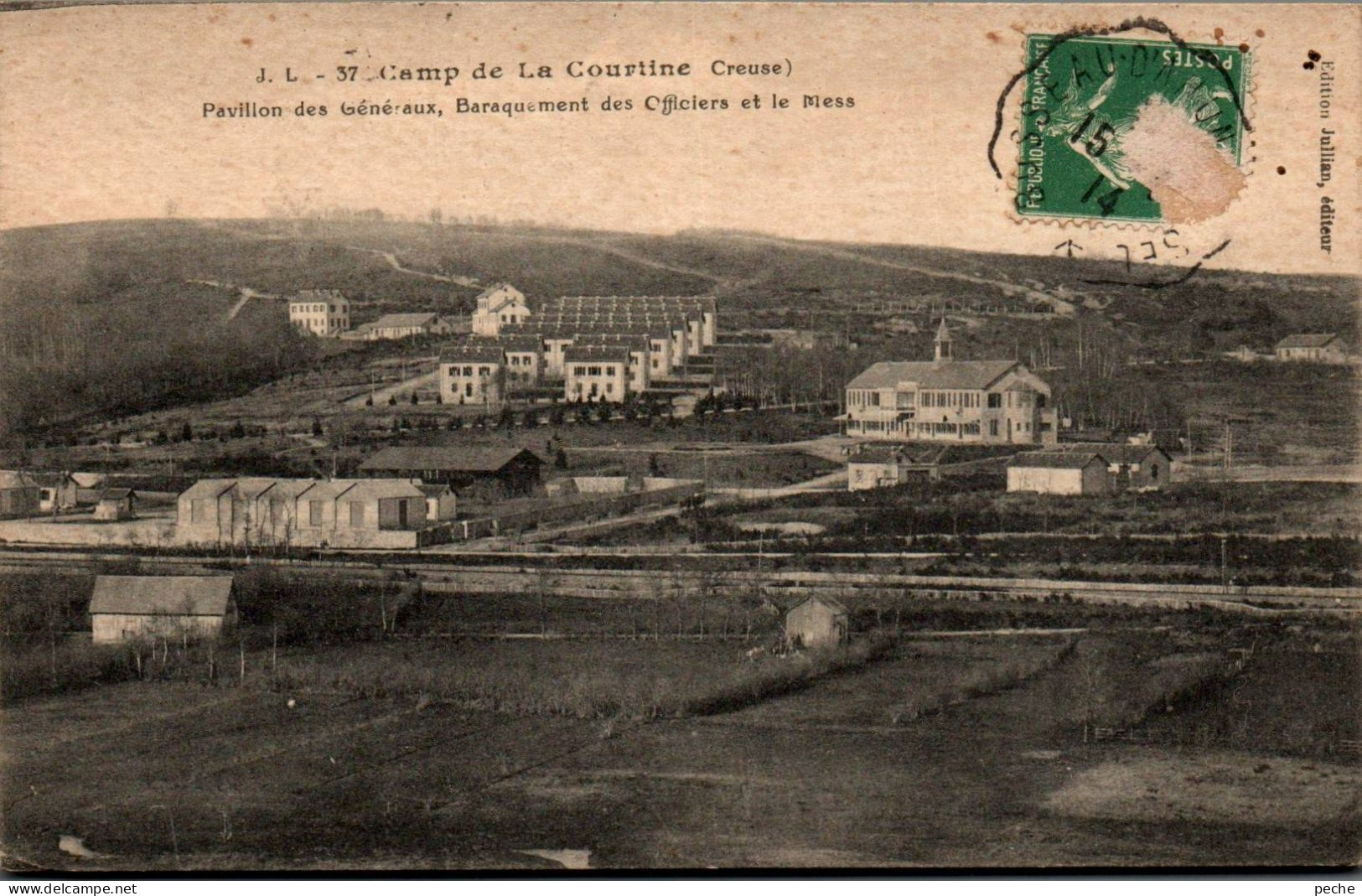 N°2986 W -cpa Camp De La Courtine- - La Souterraine