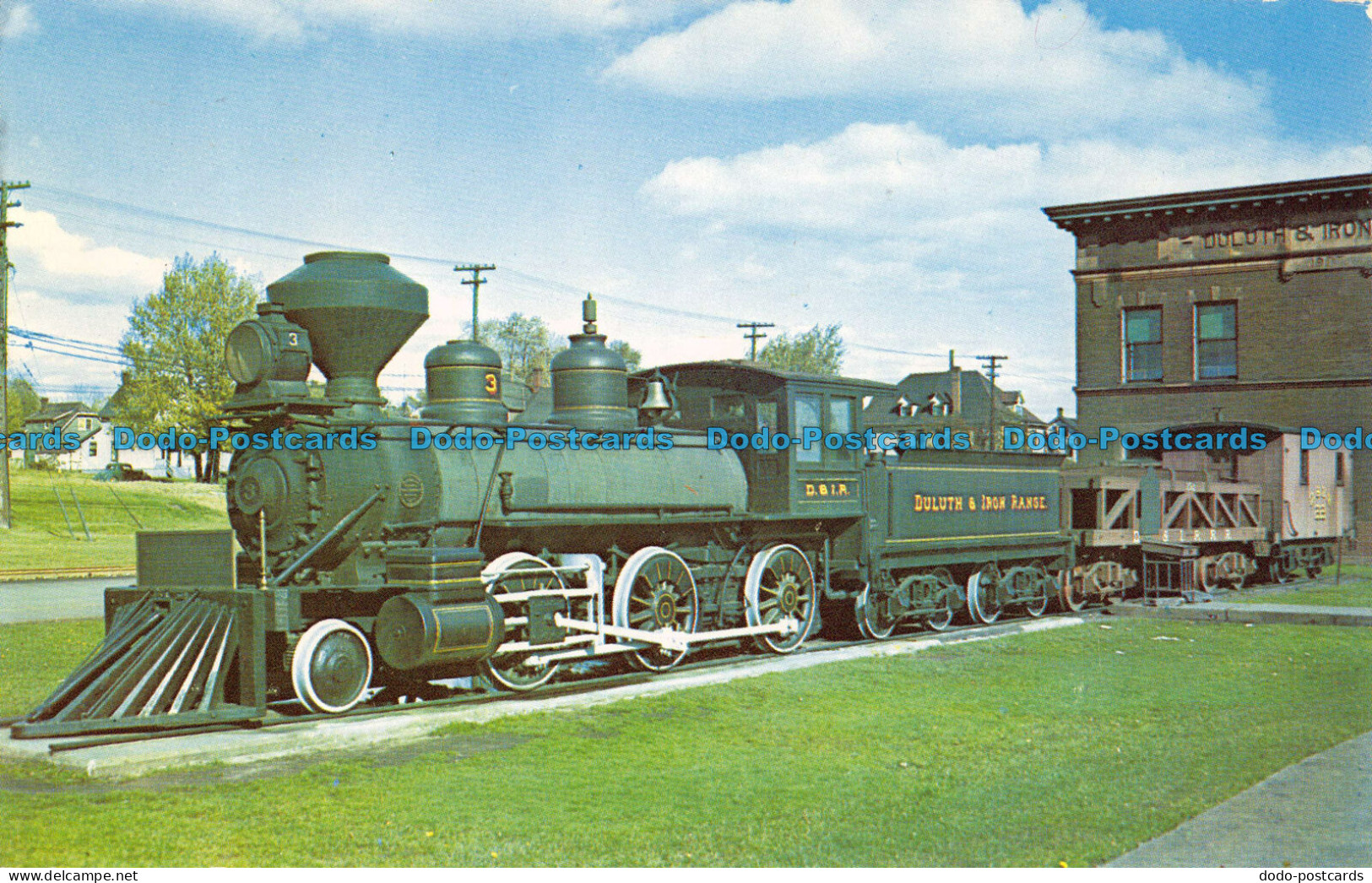 R055122 NS 1 The Old Three Spot Locomotive. Two Harbors Minnesota. H. C. Wick. 1 - Monde