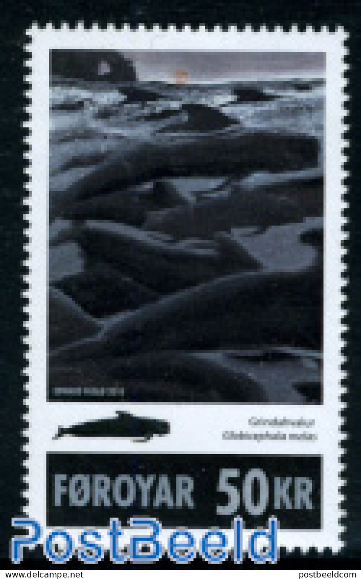 Faroe Islands 2010 Pilot Whale 1v, Mint NH, Nature - Sea Mammals - Other & Unclassified