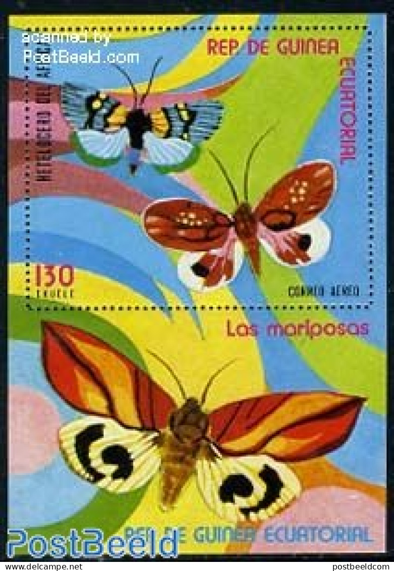 Equatorial Guinea 1976 Butterflies S/s, Mint NH, Nature - Butterflies - Equatorial Guinea