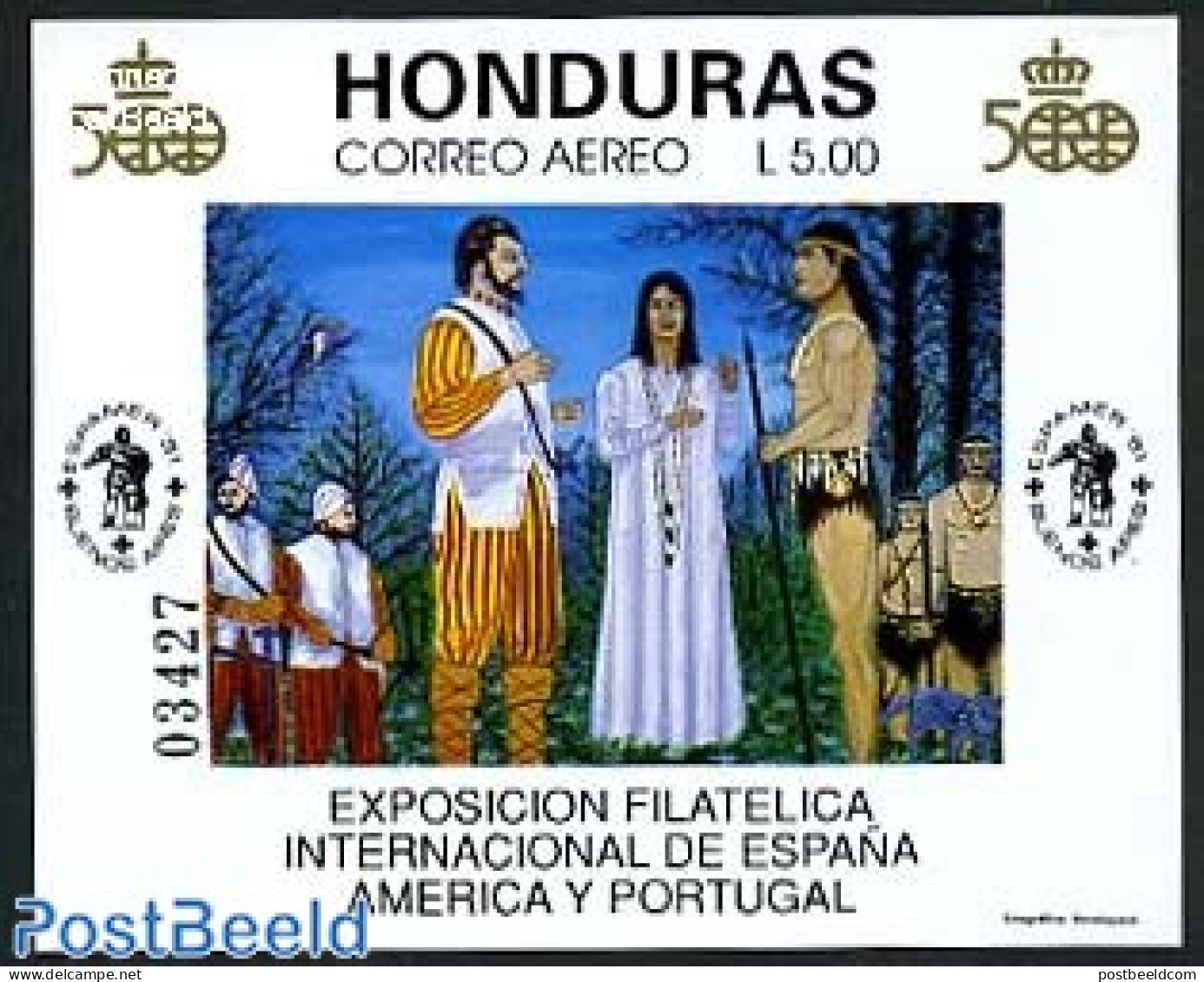 Honduras 1991 Espamer S/s, Mint NH - Honduras