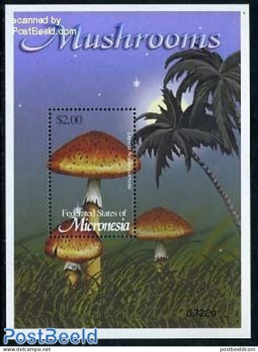 Micronesia 2002 Mushrooms S/s, Mint NH, Nature - Mushrooms - Mushrooms