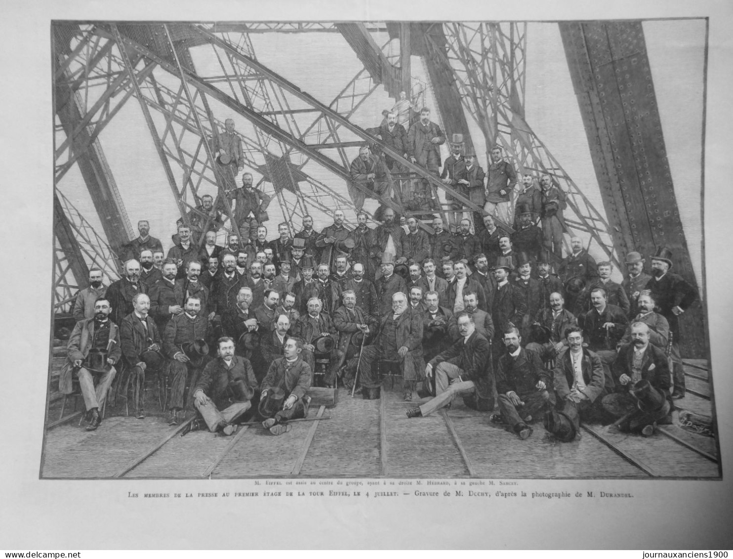 1889 TOUR EIFFEL 14 JOURNAUX ANCIENS