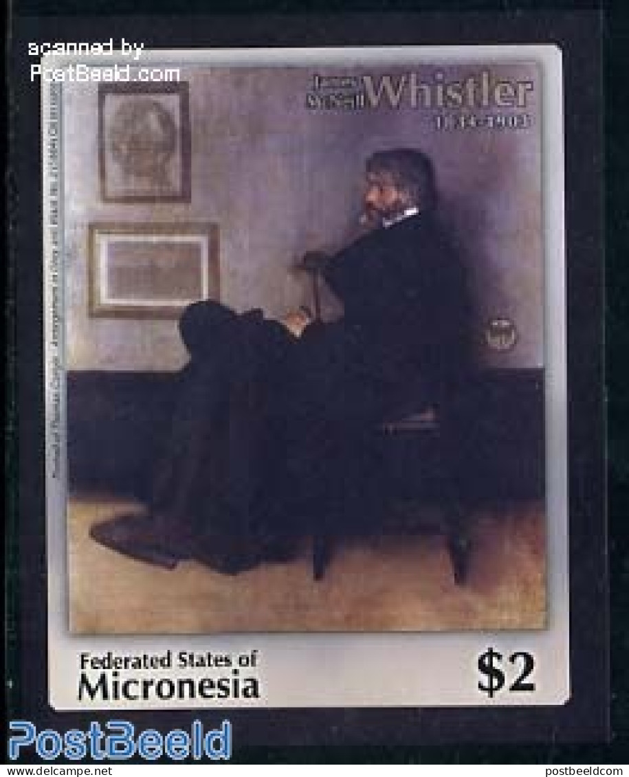 Micronesia 2003 James Whistler Painting S/s, Mint NH, Art - Paintings - Micronesia
