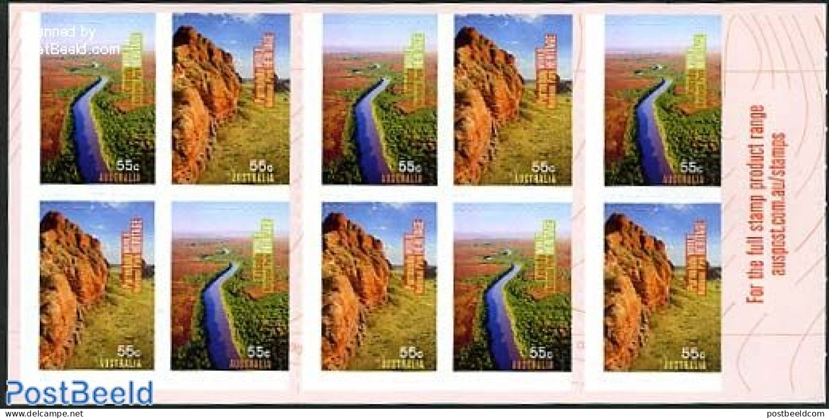 Australia 2010 World Heritage Booklet S-a, Mint NH, History - Neufs