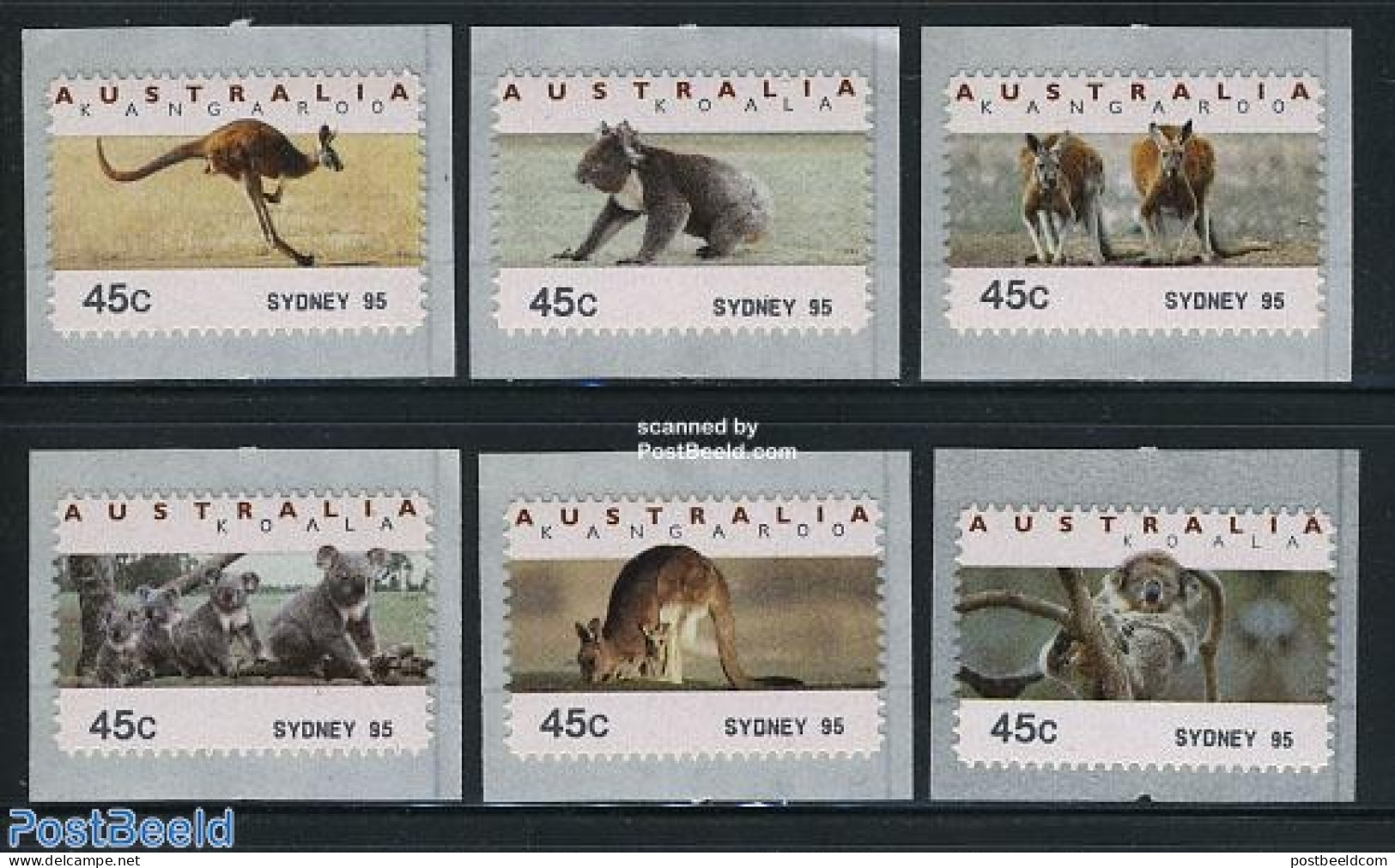 Australia 1995 Automat Stamps, Sydney 95 6v, Mint NH - Neufs