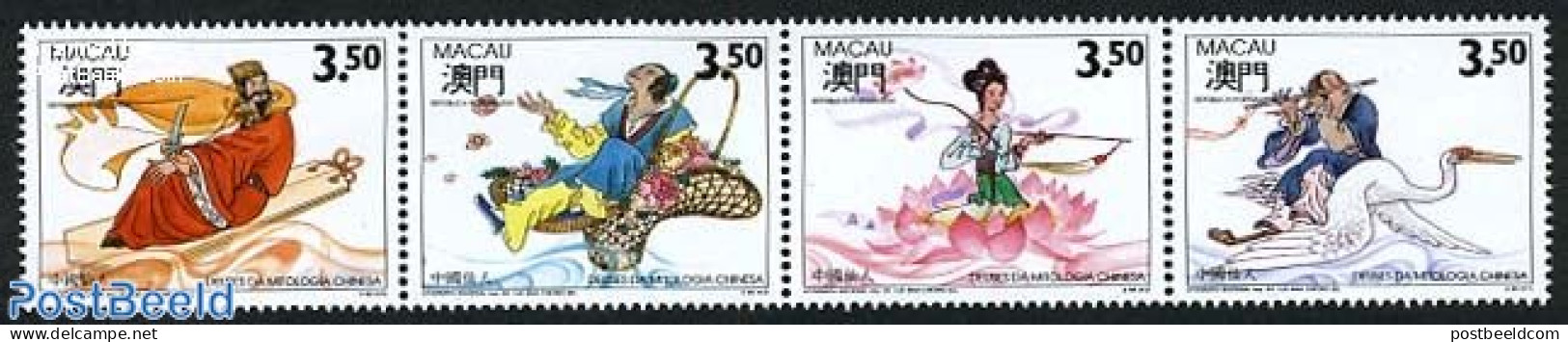 Macao 1993 Mythology 4v [:::] Or [+], Mint NH, Art - Fairytales - Nuevos
