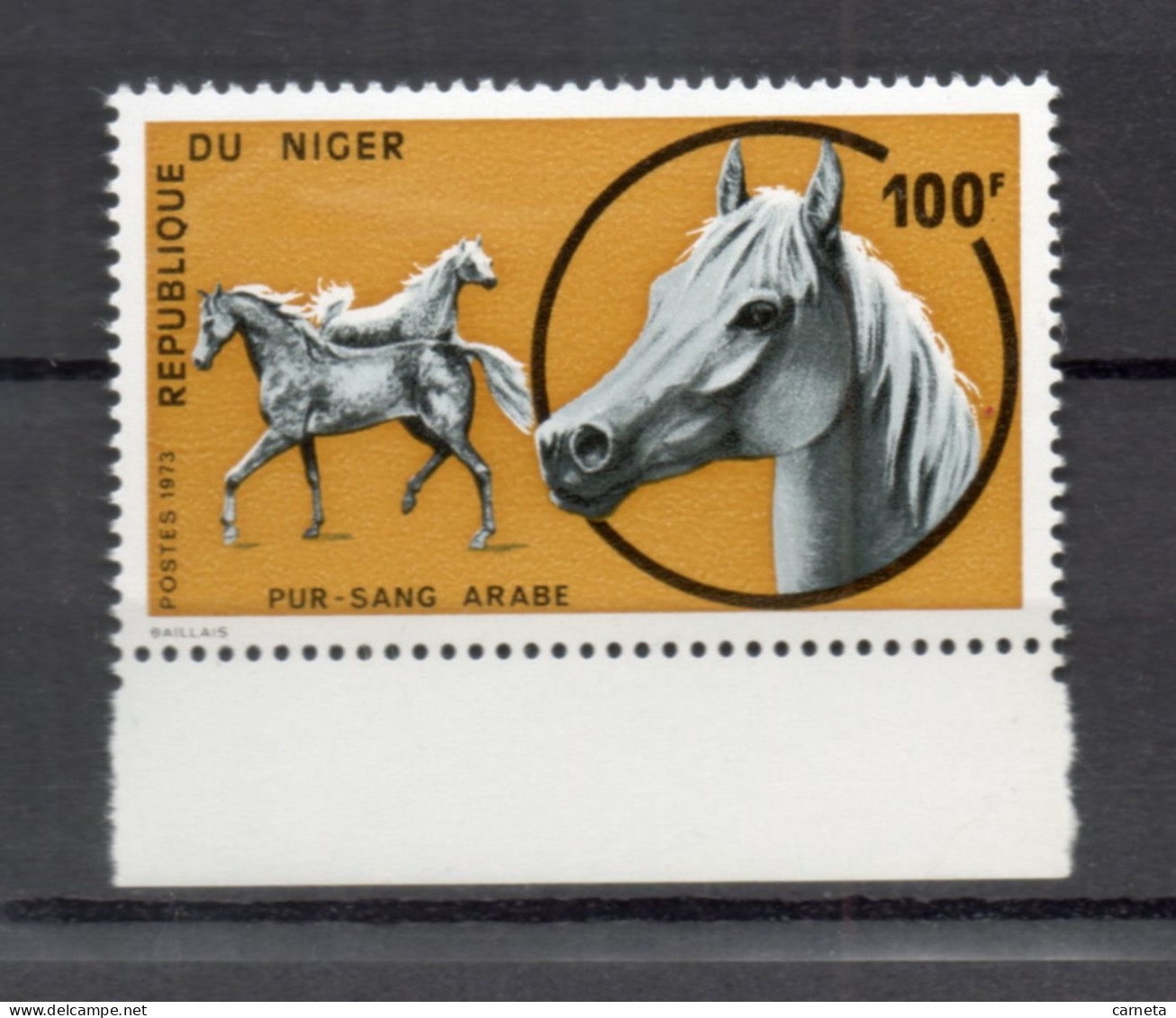 NIGER   N° 285    NEUF SANS CHARNIERE  COTE 3.00€    CHEVAL ANIMAUX FAUNE - Niger (1960-...)