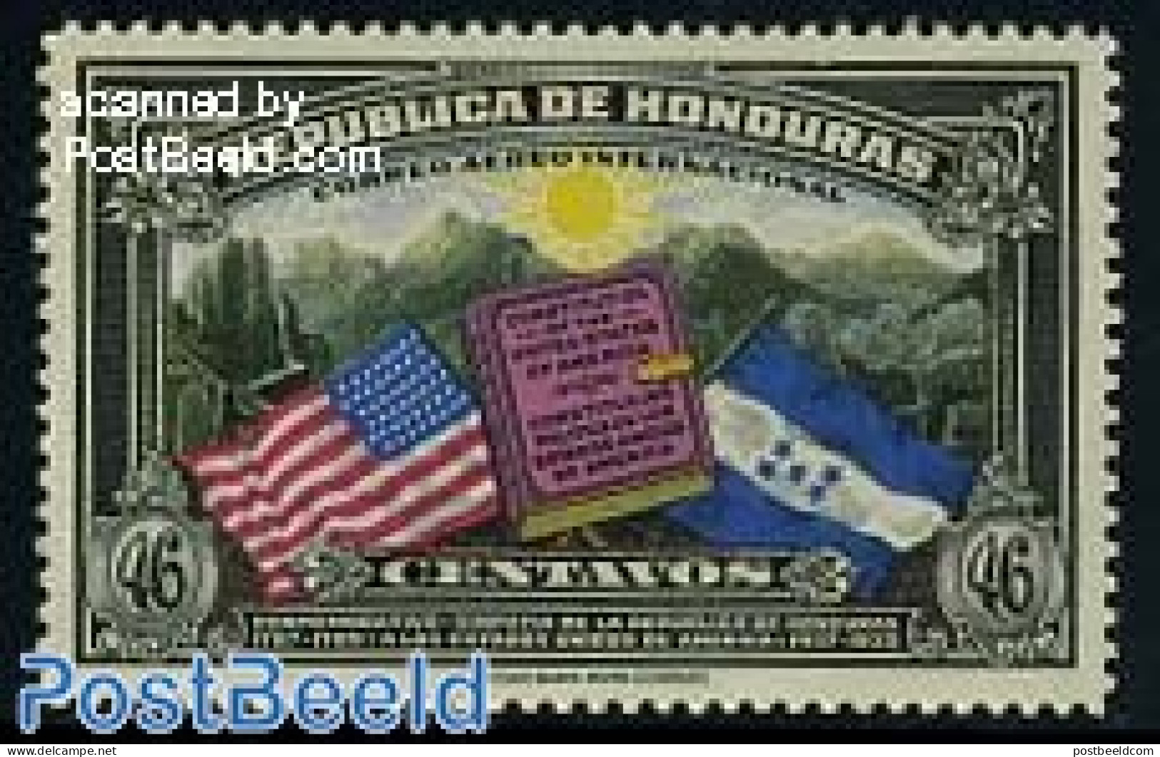 Honduras 1937 US Constitution 1v, Mint NH, Various - Justice - Honduras