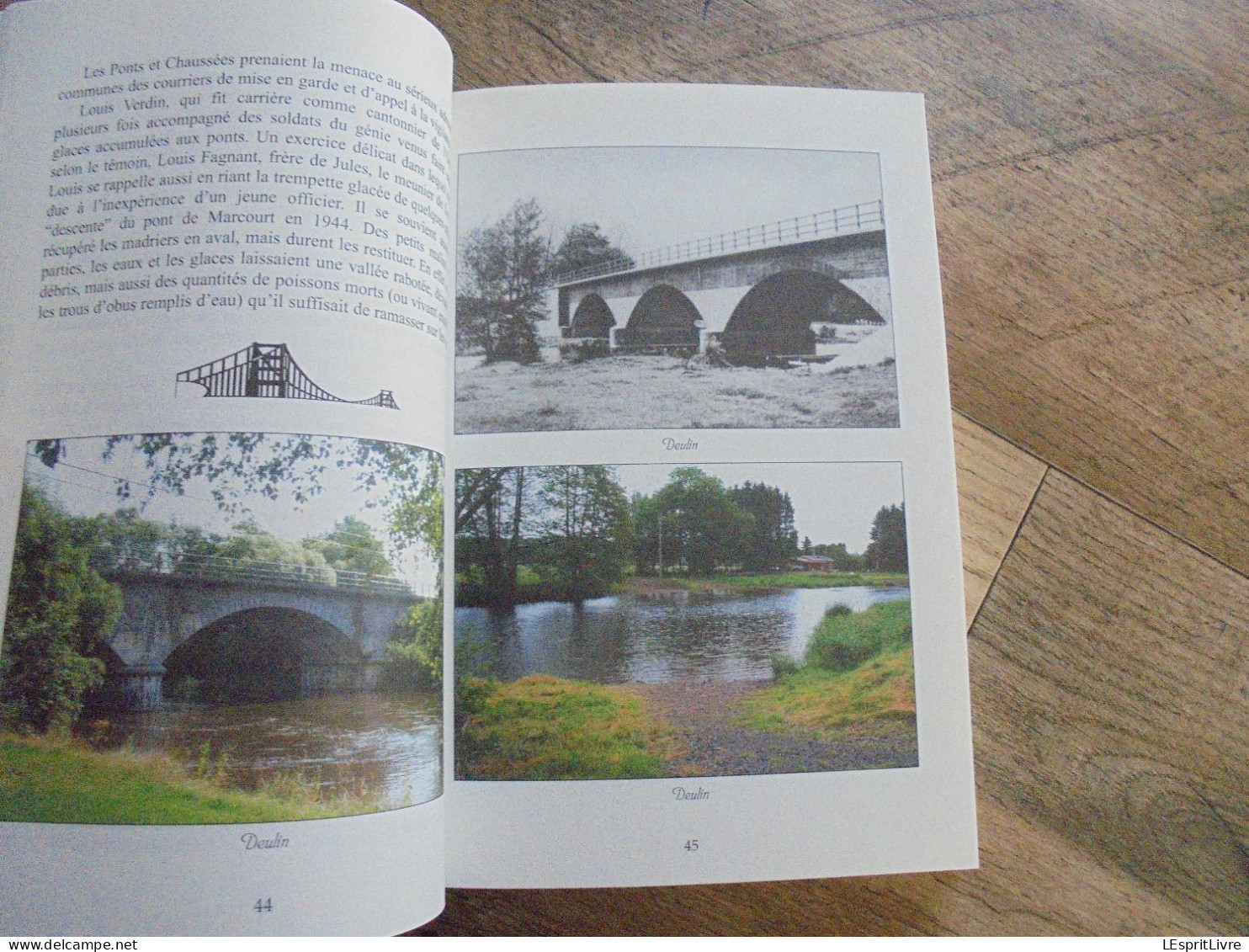 A L'ÊWE Ponts Gués et Passeurs sur L'Ourthe Régionalisme Hotton Rendeux La Roche Deulin Melreux Monville Bardonwez Beffe