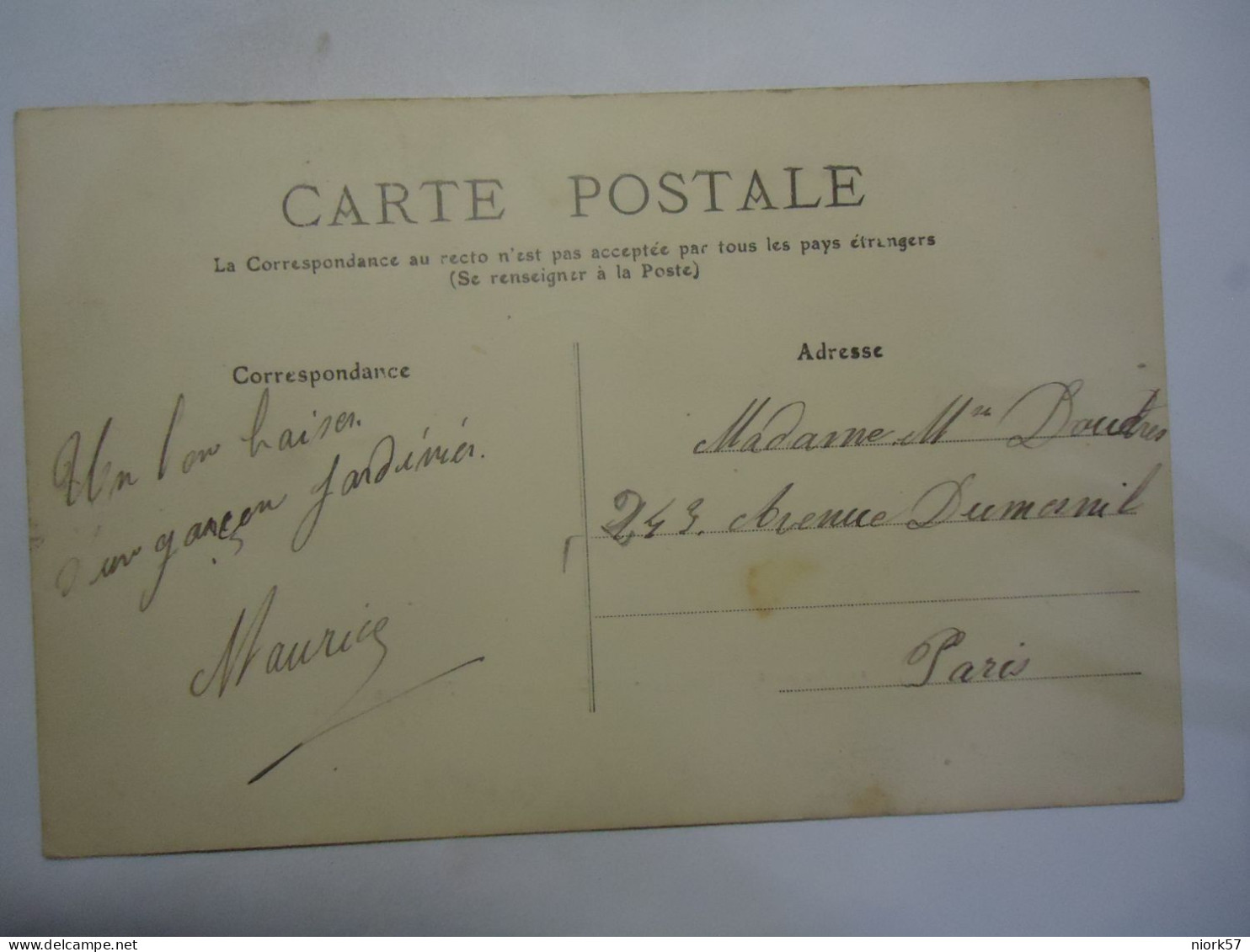 FRANCE POSTCARDS  GROSBOIS 1921 - Other & Unclassified