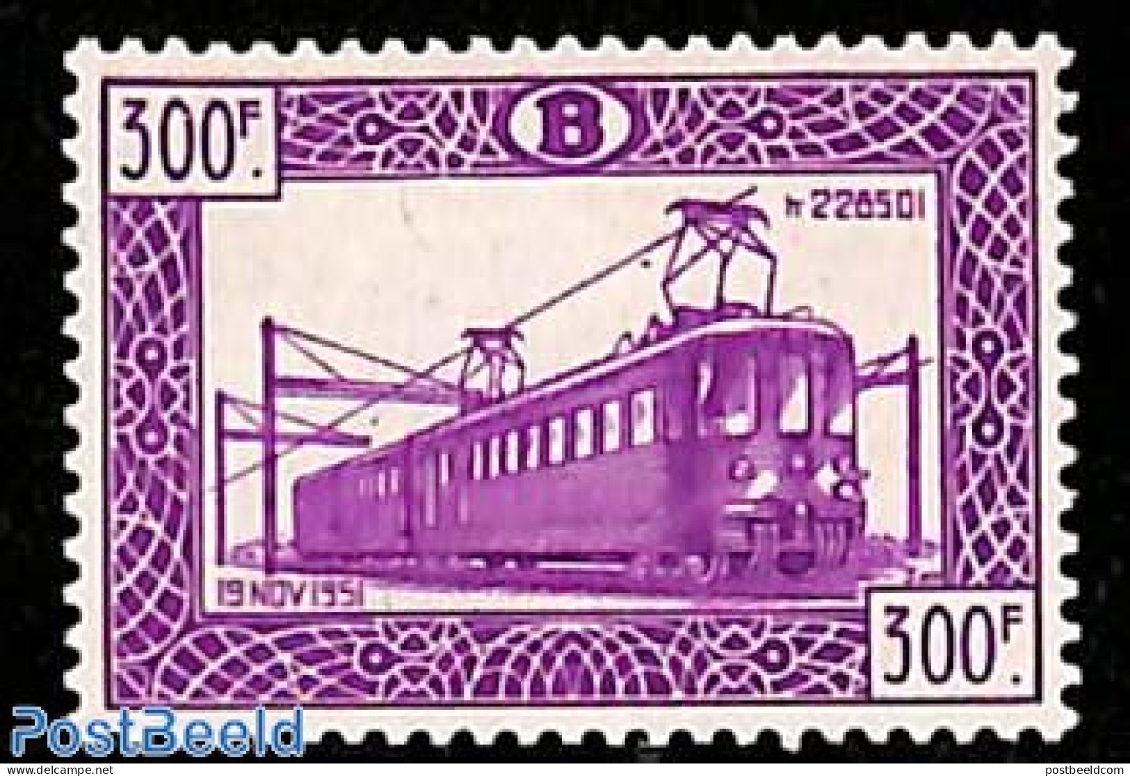 Belgium 1952 Railway Stamp 1v, Mint NH, Transport - Railways - Unused Stamps