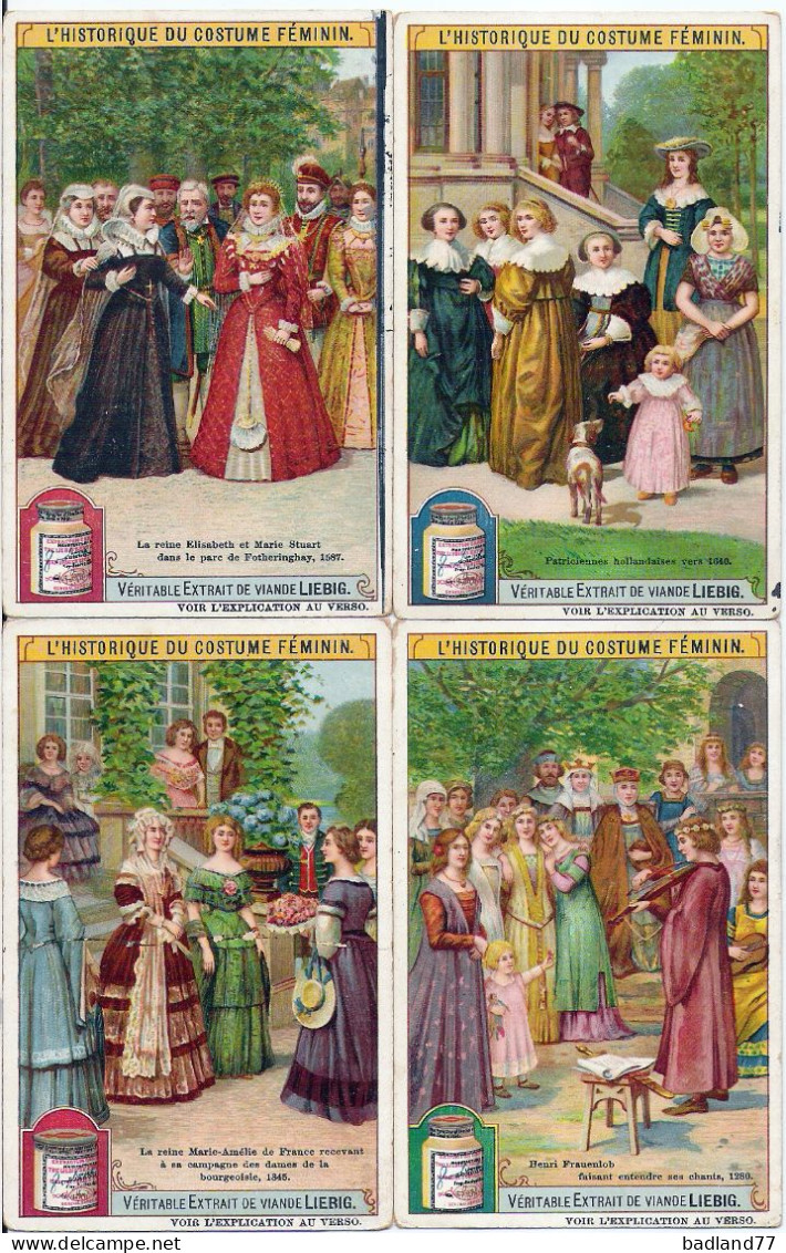 S0886 - Lot Chromos Images LIEBIG - Histoire Du Costume (13) - Liebig