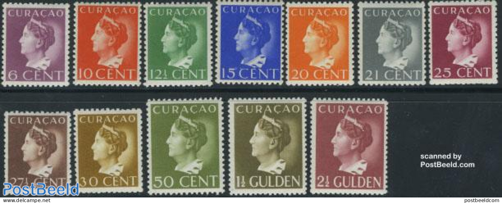 Netherlands Antilles 1941 Definitives 12v, Unused (hinged) - Other & Unclassified