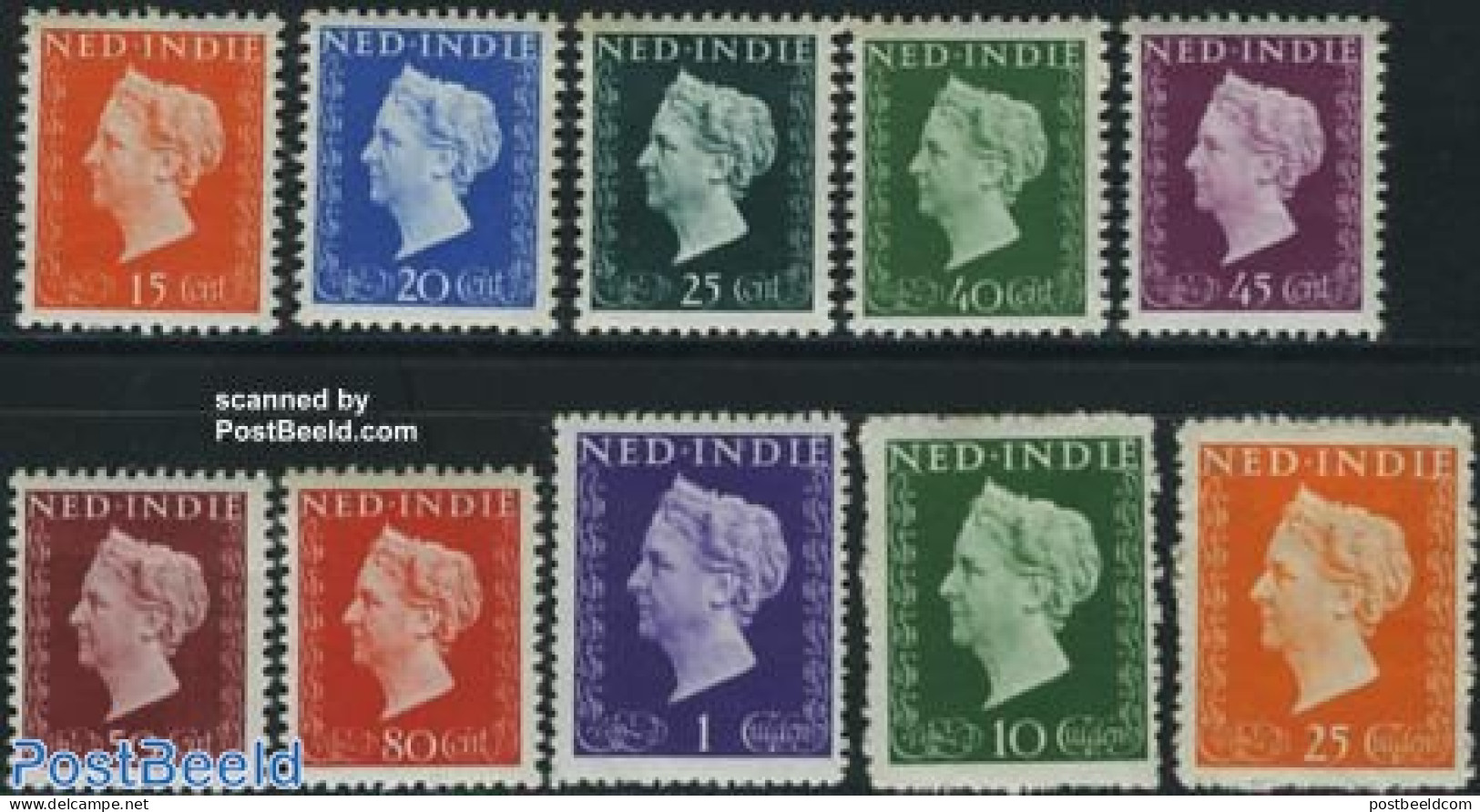 Netherlands Indies 1948 Definitives 10v, Mint NH - Other & Unclassified