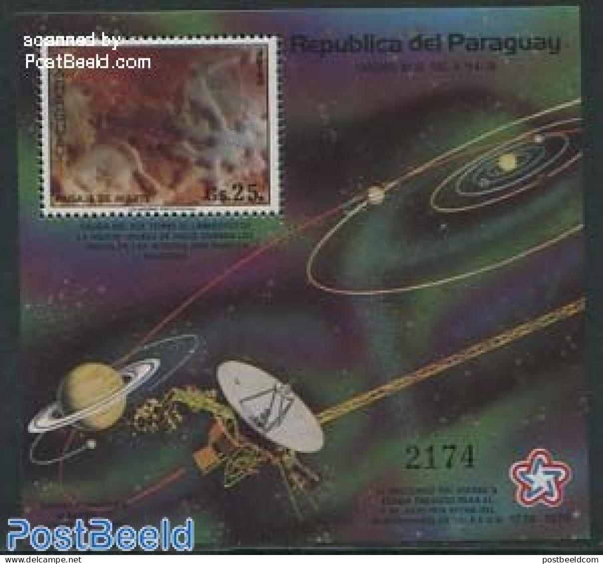 Paraguay 1977 Project Viking S/s, Mars Survey, Mint NH, Transport - Space Exploration - Paraguay