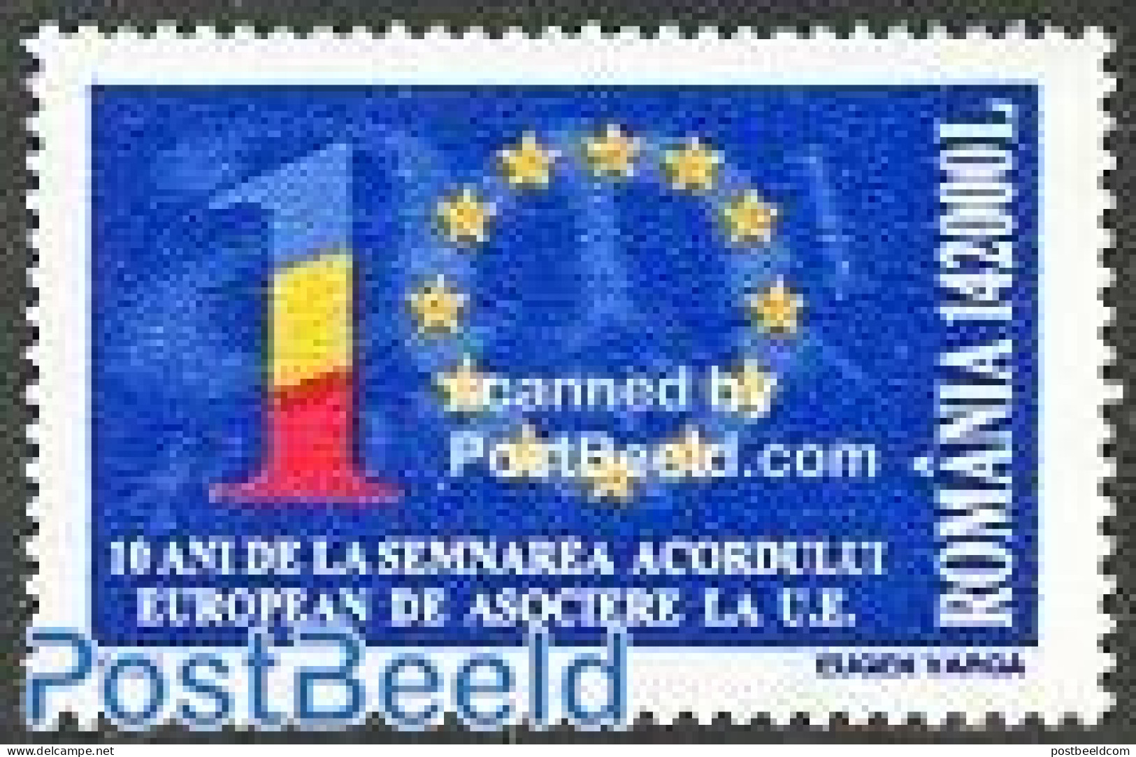 Romania 2003 E.U. Treaty 1v, Mint NH, History - Europa Hang-on Issues - Neufs
