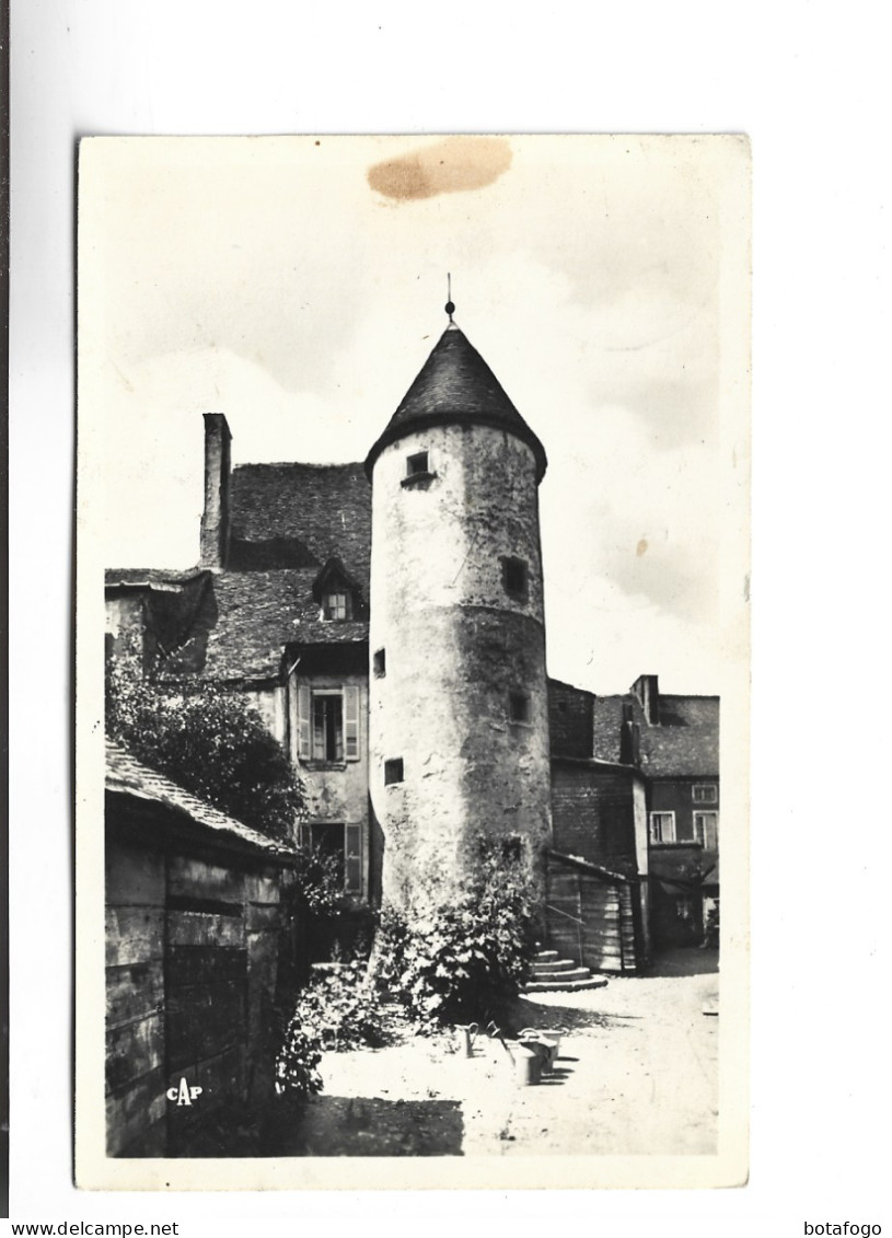 CPA PHOT DPT 21 SAULIEU TOUR DE SAULTARAMES E, 1951! (voir Timbre) - Saulieu