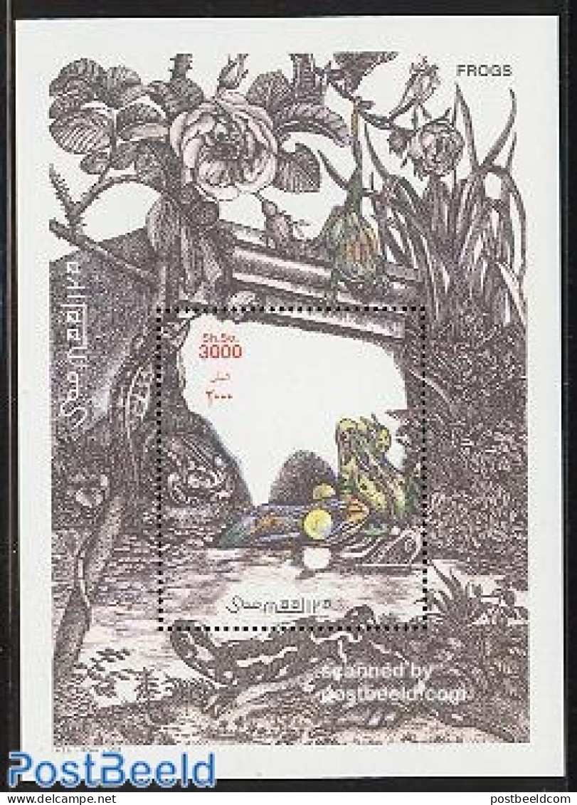 Somalia 2002 Frogs S/s, Mint NH, Nature - Frogs & Toads - Reptiles - Somalia (1960-...)