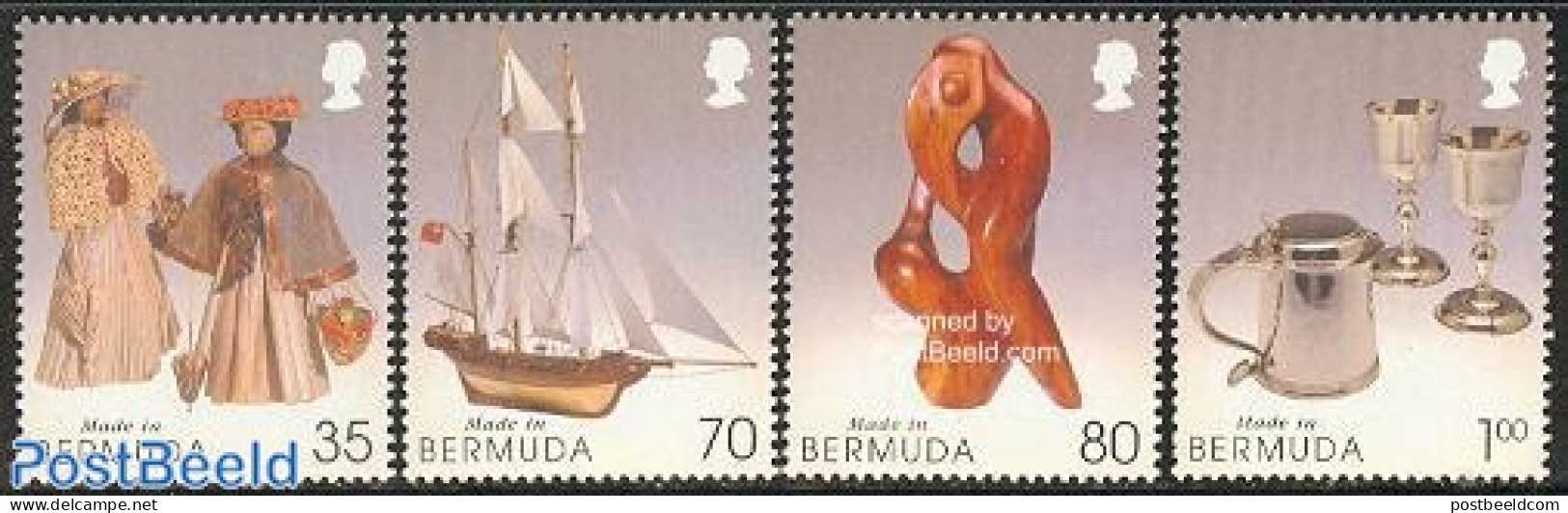 Bermuda 2003 Made In Bermuda 4v, Mint NH, Transport - Ships And Boats - Art - Art & Antique Objects - Fashion - Handic.. - Boten