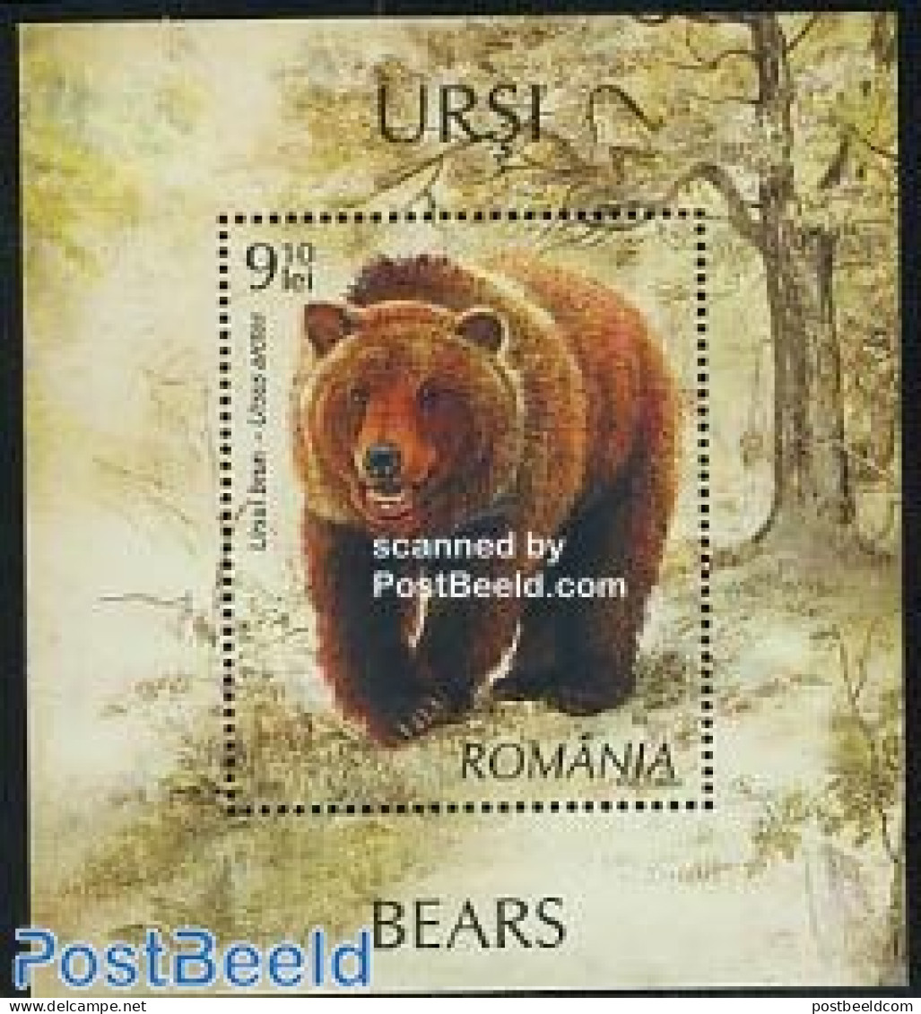 Romania 2008 Bears S/s, Mint NH, Nature - Animals (others & Mixed) - Bears - Neufs