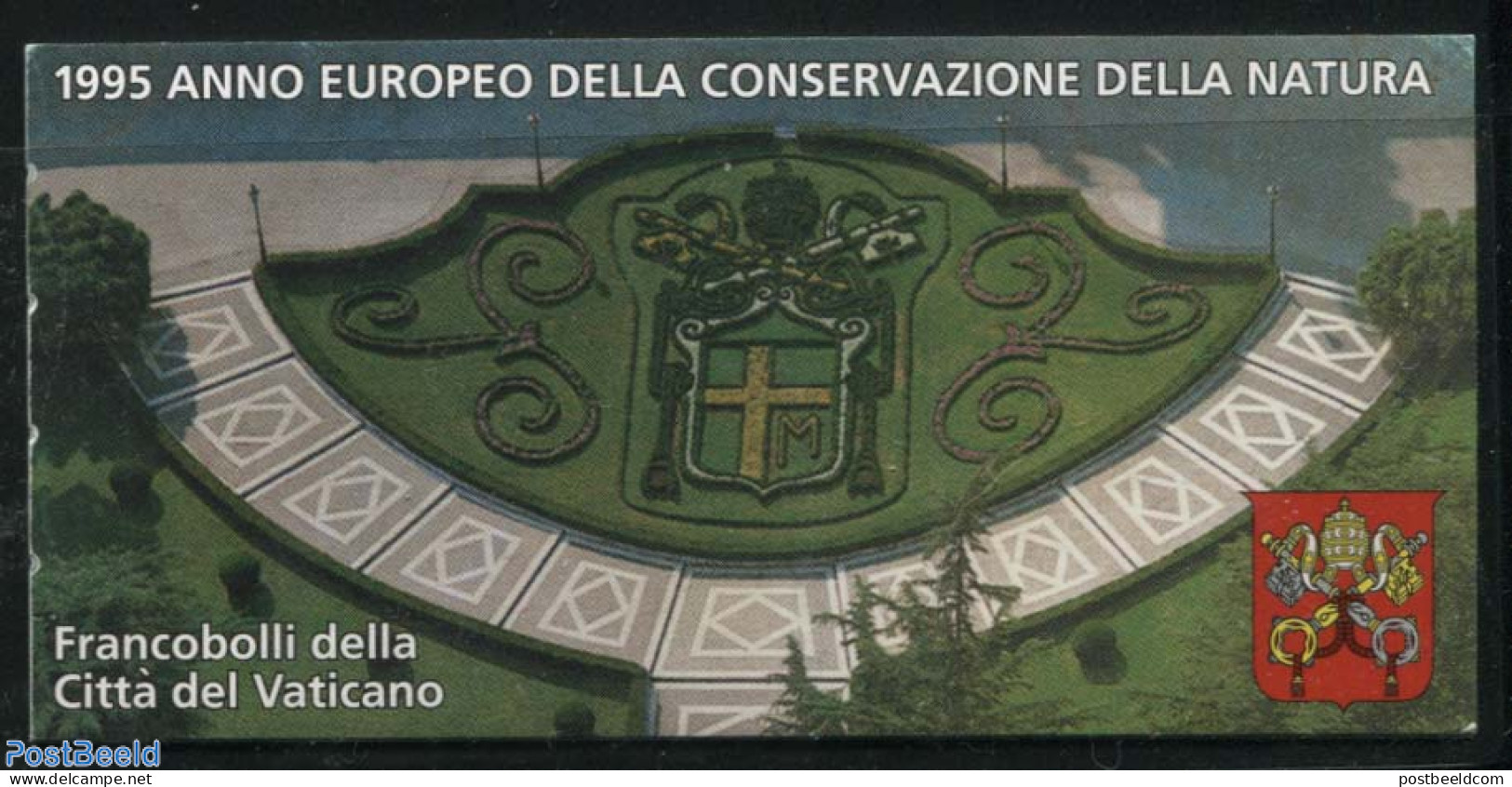 Vatican 1995 Gardens Booklet, Mint NH, History - Nature - Europa Hang-on Issues - Gardens - Stamp Booklets - Ungebraucht