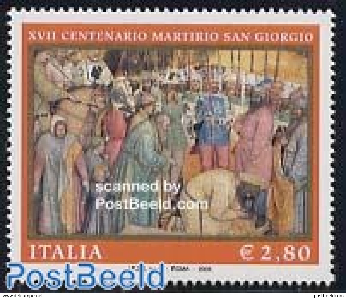 Italy 2004 San Giorgino 1v, Mint NH, History - Nature - Religion - Knights - Horses - Religion - Other & Unclassified